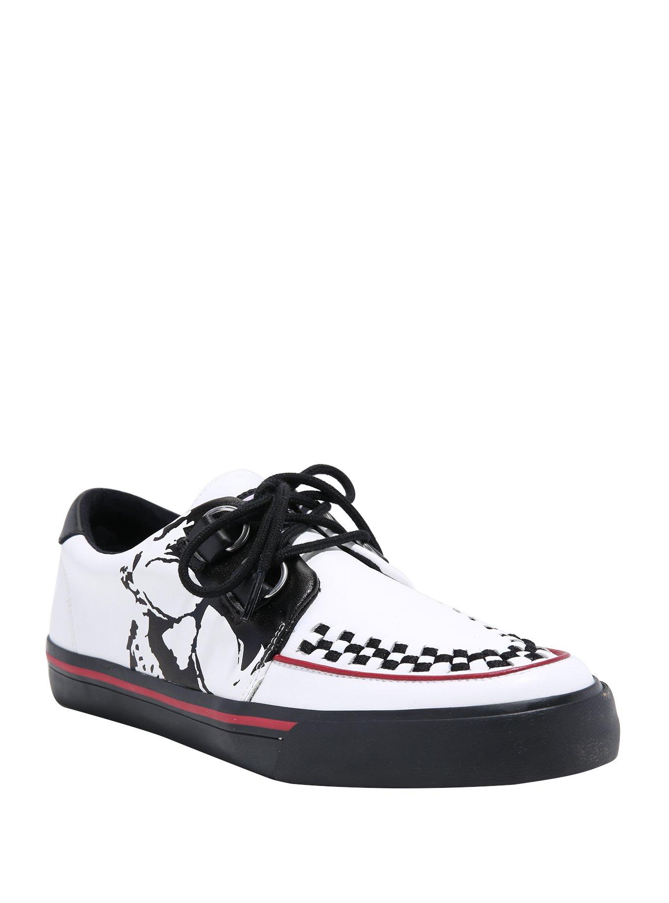 T.U.K. White Skeleton Creepers, MULTI, hi-res