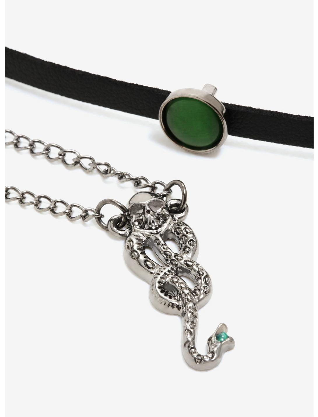 Harry Potter Death Eater Choker And Necklace Set - BoxLunch Exclusive, , hi-res