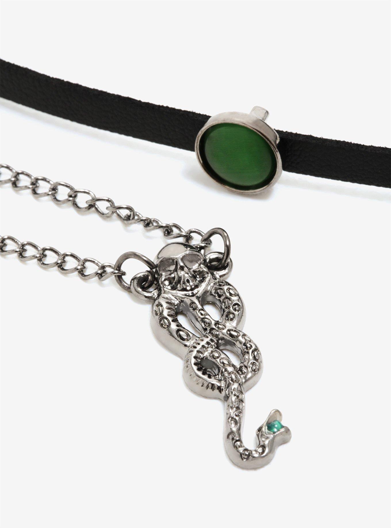 Harry Potter Death Eater Choker And Necklace Set - BoxLunch Exclusive, , hi-res