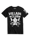New Japan Pro-Wrestling Bullet Club Villain Club Logo T-Shirt, BLACK, hi-res