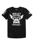New Japan Pro-Wrestling Bullet Club X Tekken T-Shirt, BLACK, hi-res