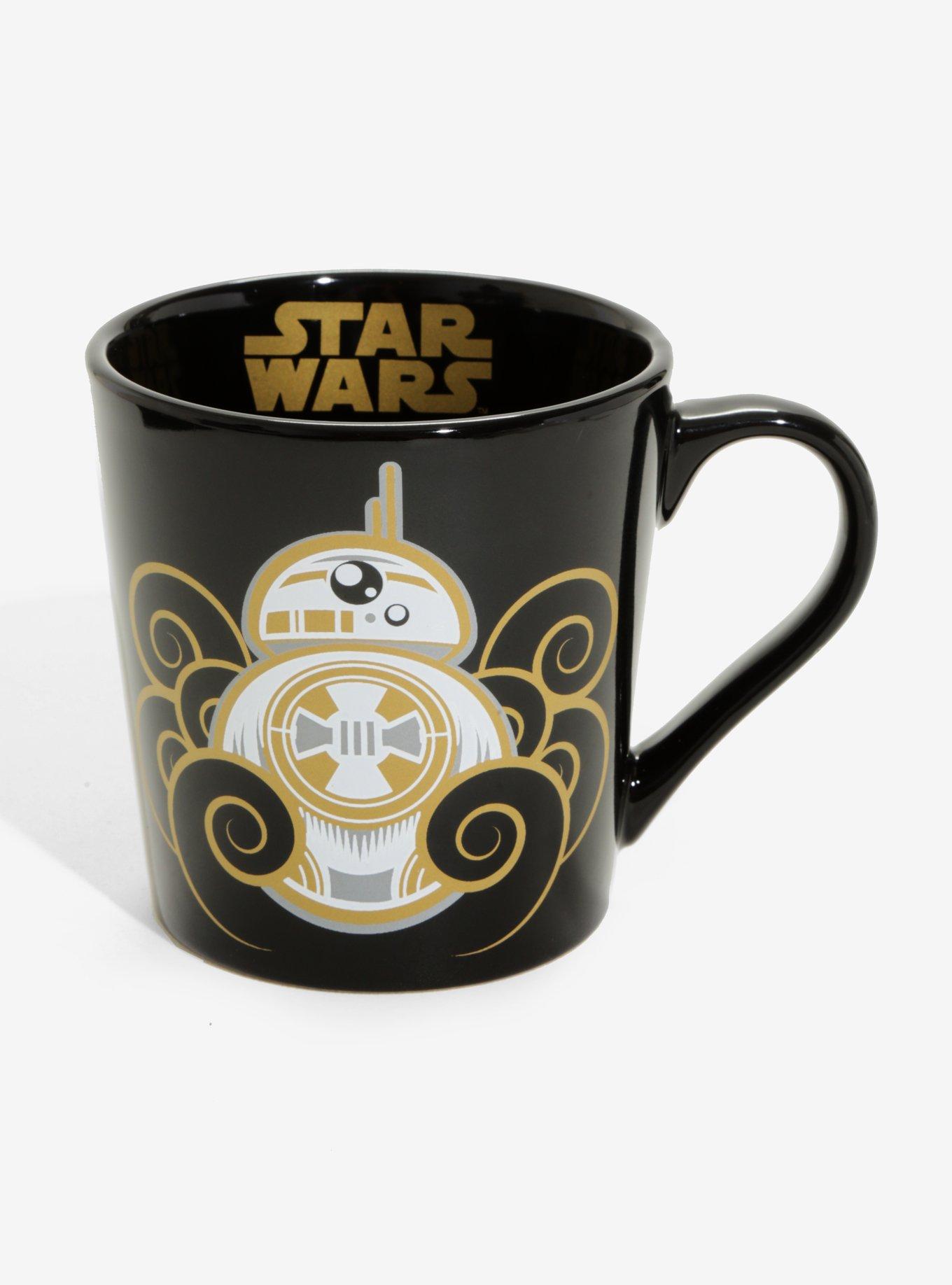 Star Wars BB-8 Black & Gold Ceramic Mug, , hi-res