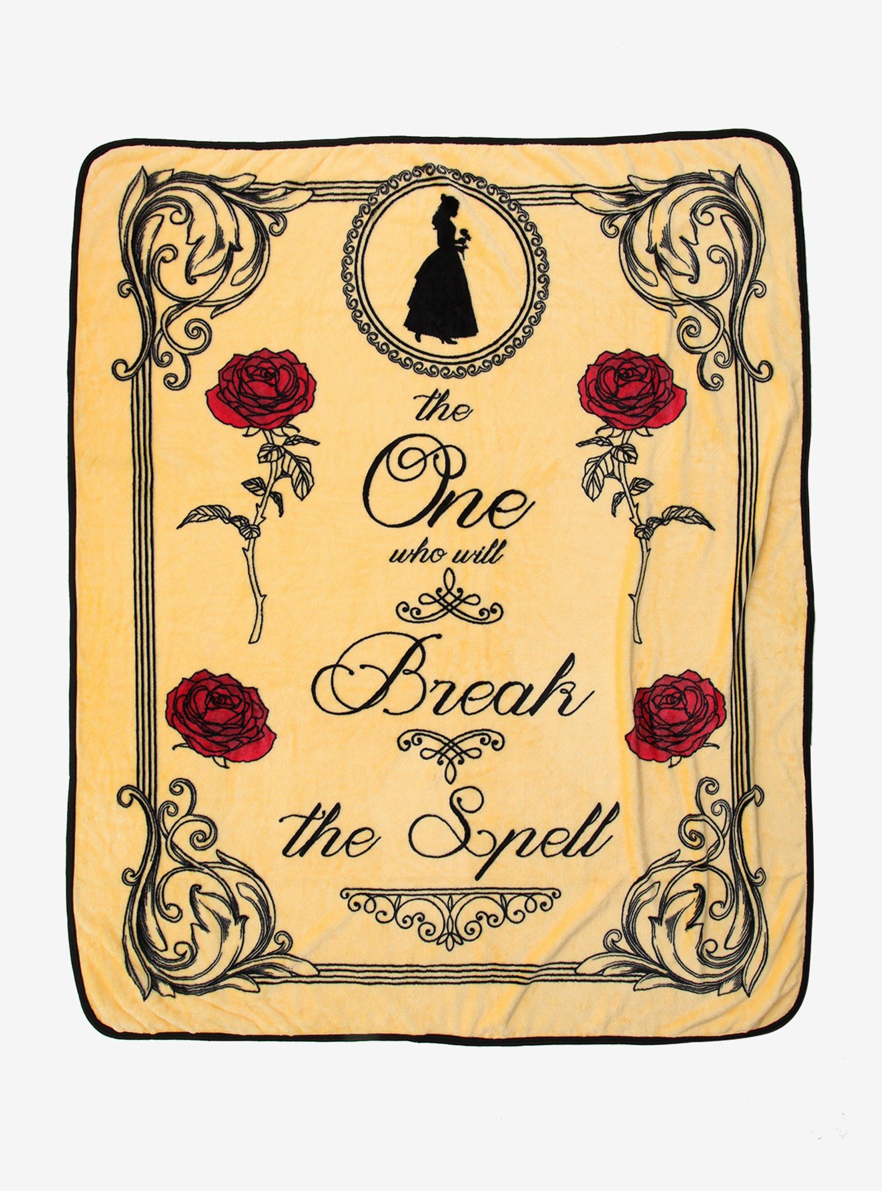 Disney Beauty And The Beast Break The Spell Throw Blanket, , hi-res