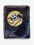 The Nightmare Before Christmas Scary Jack Woven Tapestry Throw Blanket, , hi-res