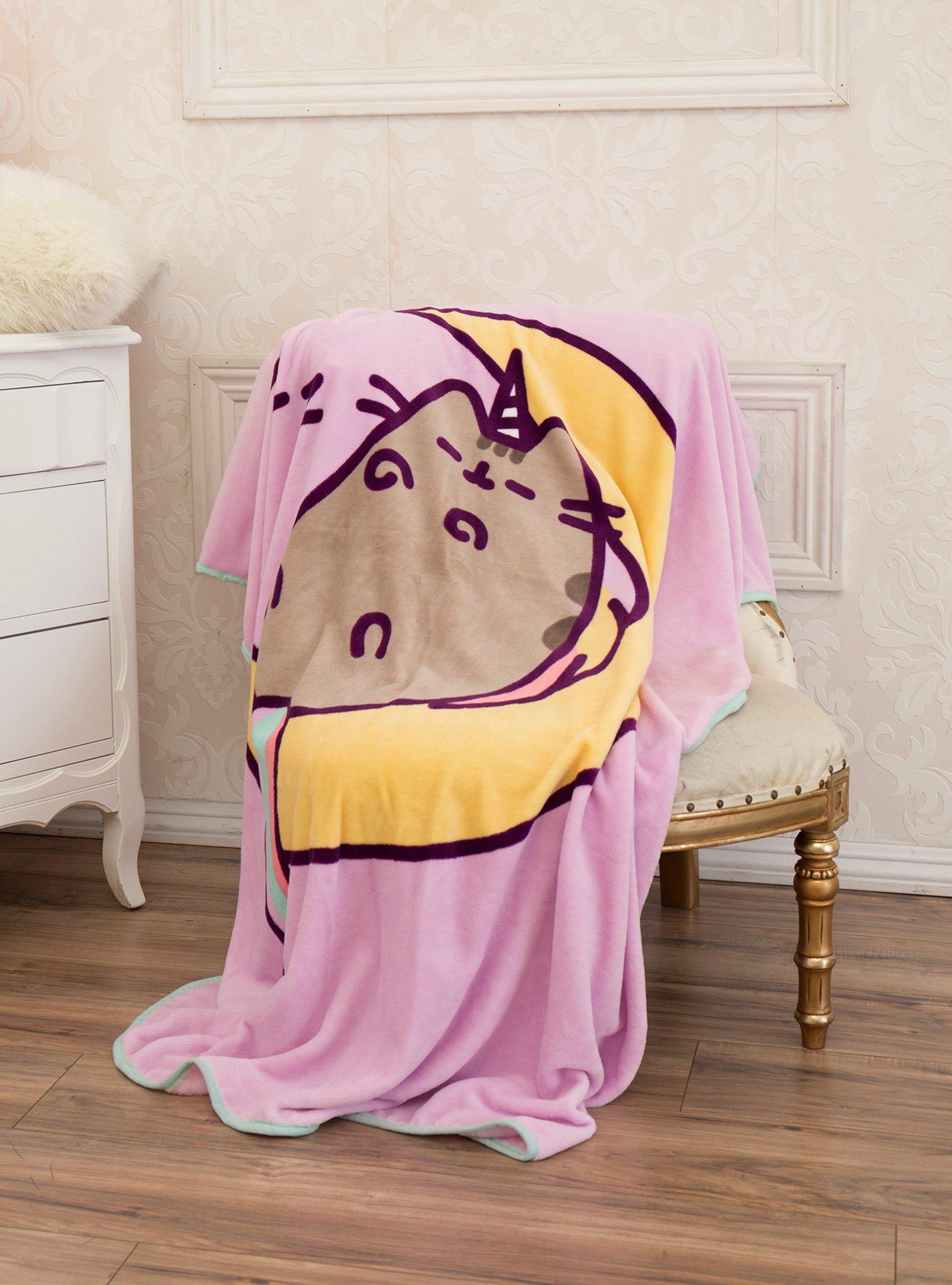 Pusheen Pusheenicorn Throw Blanket