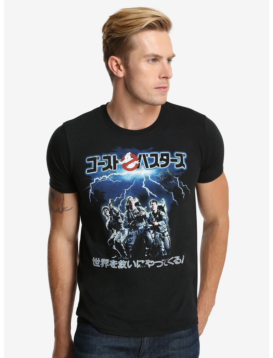 Ghostbusters Kanji T-Shirt, BLACK, hi-res