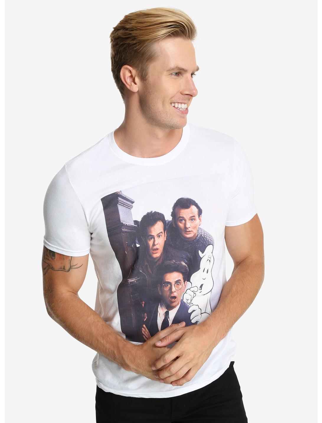 Ghostbusters Photo T-Shirt, WHITE, hi-res