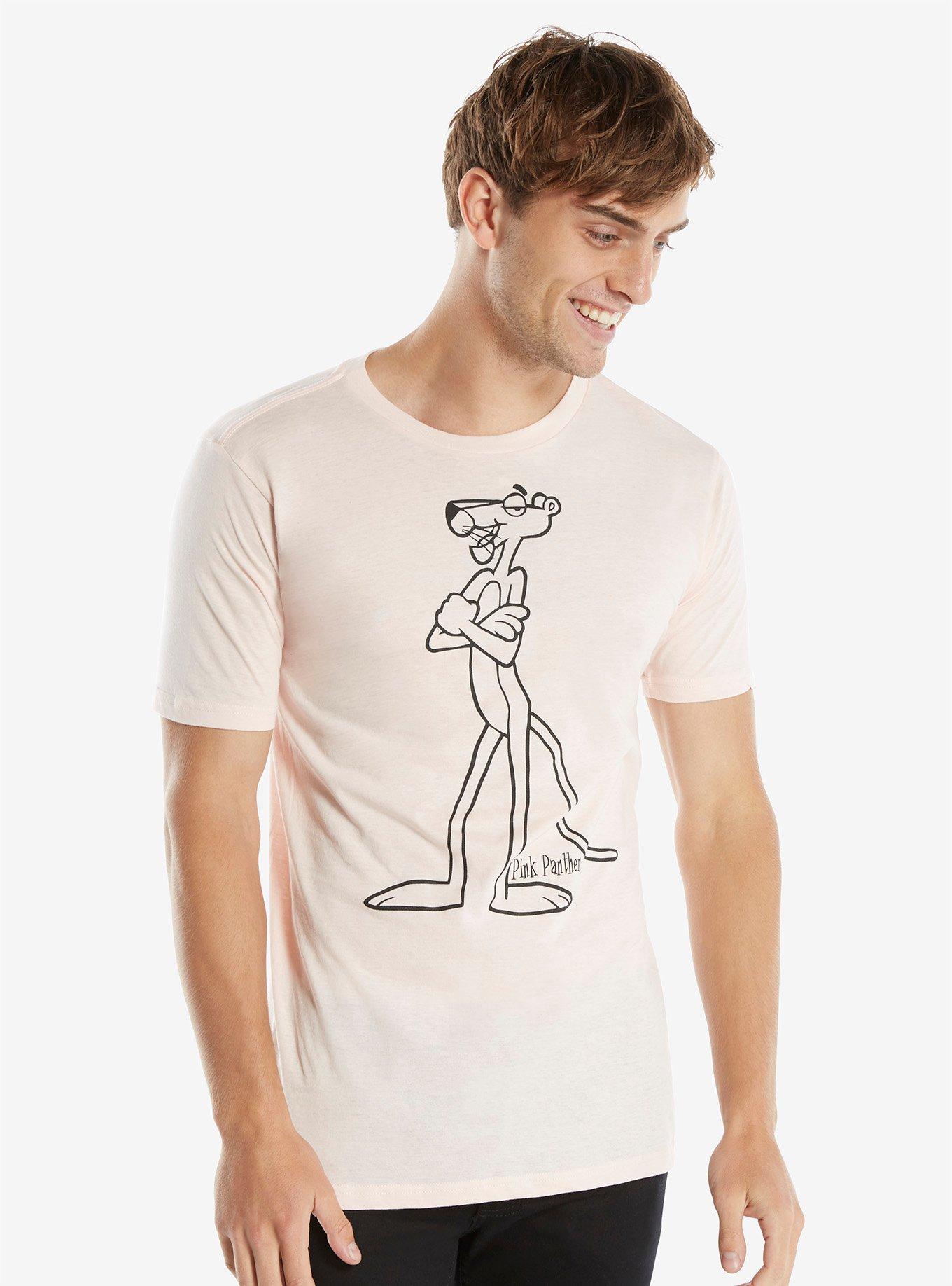 Pink Panther Stencil T-Shirt, PINK, hi-res
