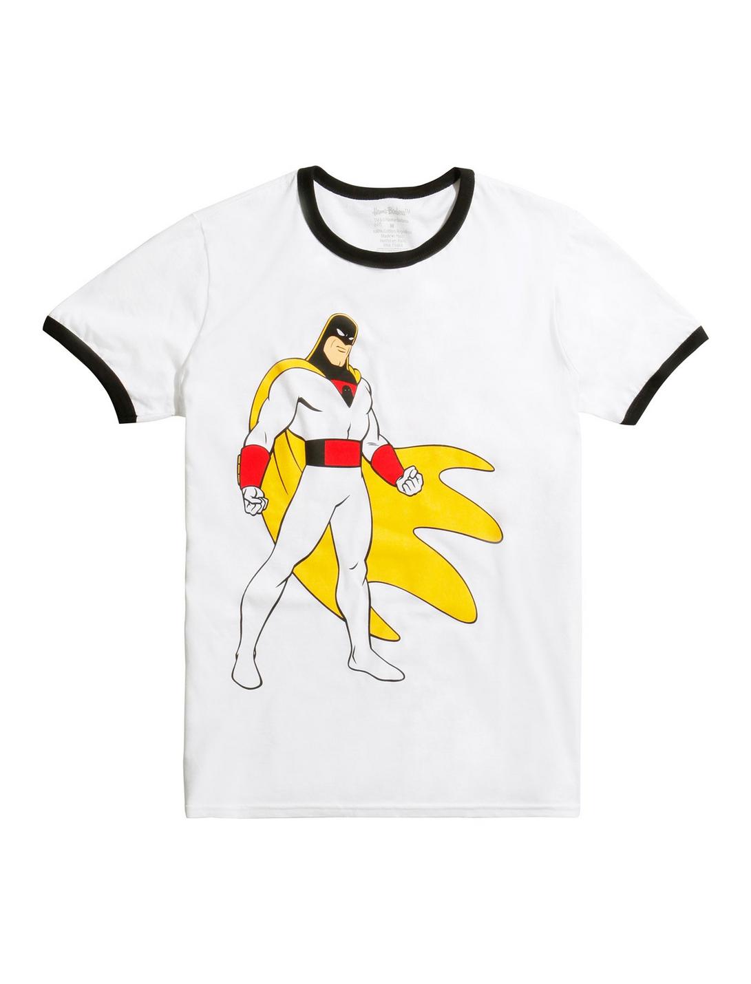 Space Ghost Ringer T-Shirt, WHITE, hi-res