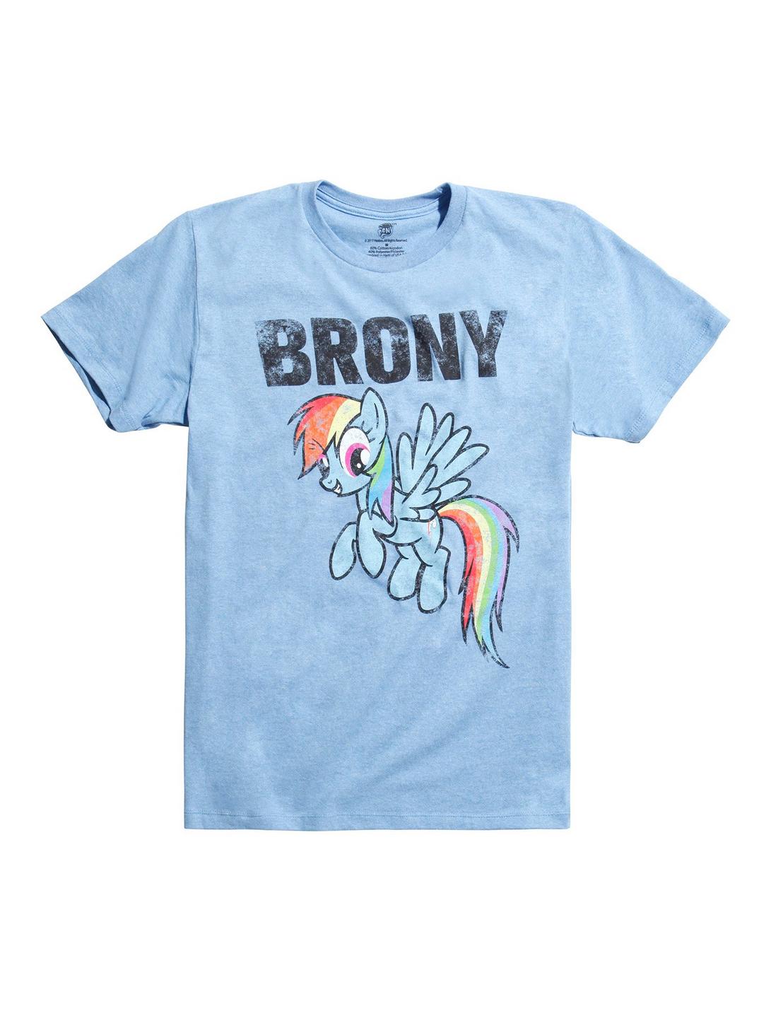My Little Pony Rainbow Dash Brony T-Shirt, BLUE, hi-res