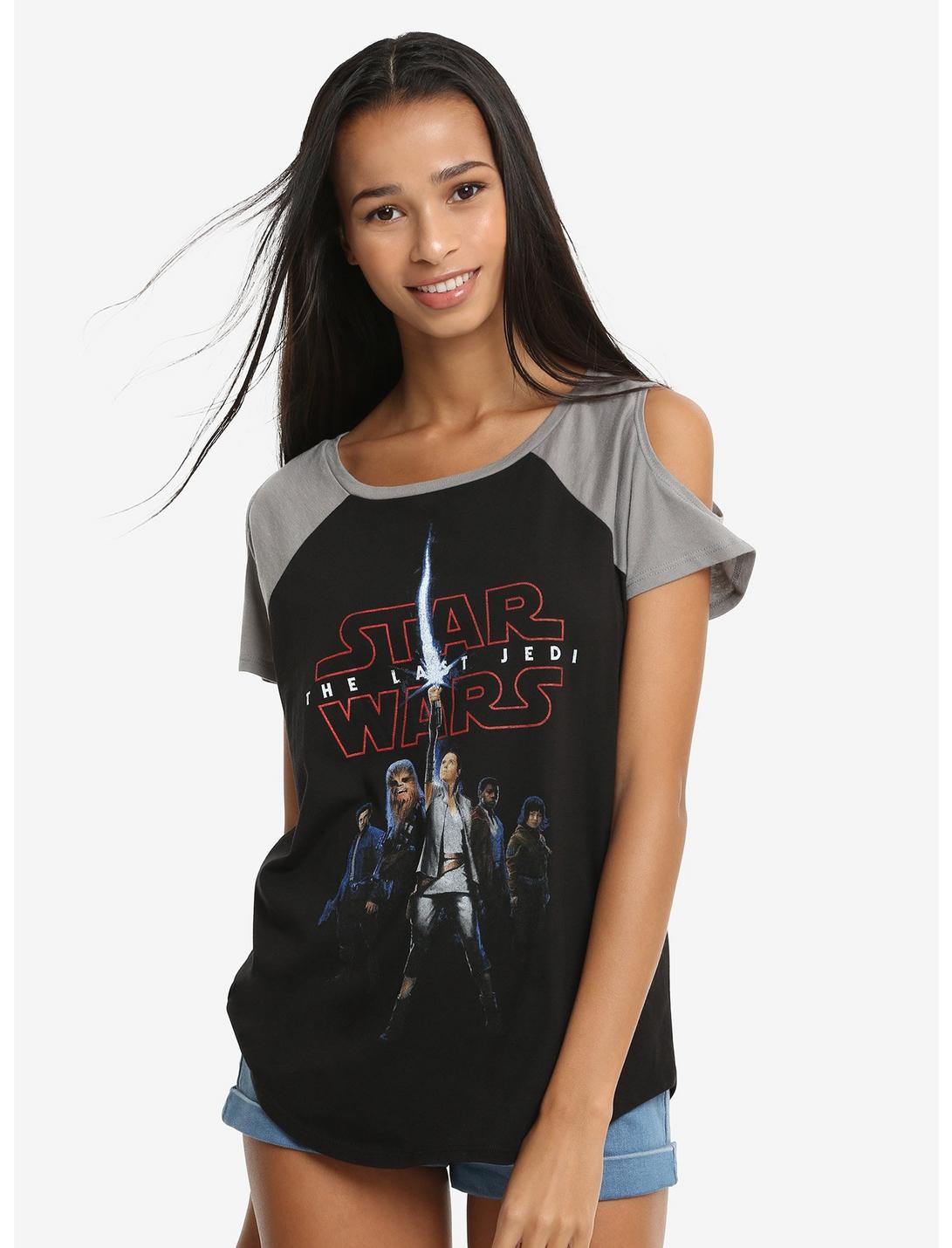 Star Wars: The Last Jedi Tour Date Cold Shoulder T-Shirt, MULTI, hi-res