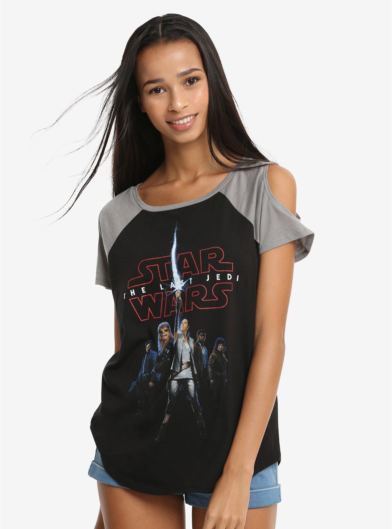 Star Wars: The Last Jedi Tour Date Cold Shoulder T-Shirt, MULTI, hi-res