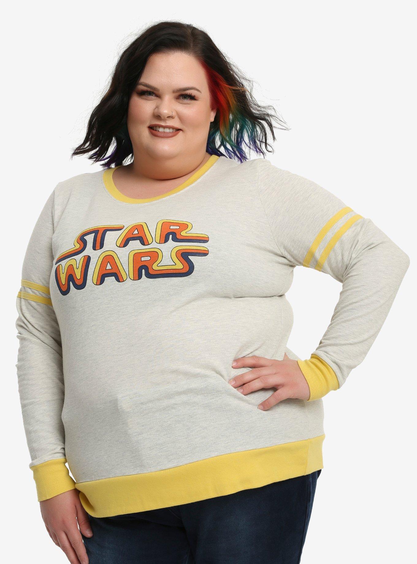 Star Wars Classic Logo Athletic Pullover Plus Size, MULTI, hi-res