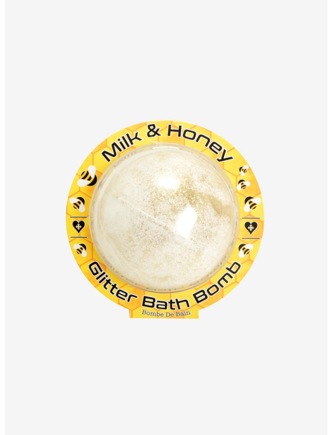 Blackheart Milk & Honey Glitter Bath Bomb, , hi-res