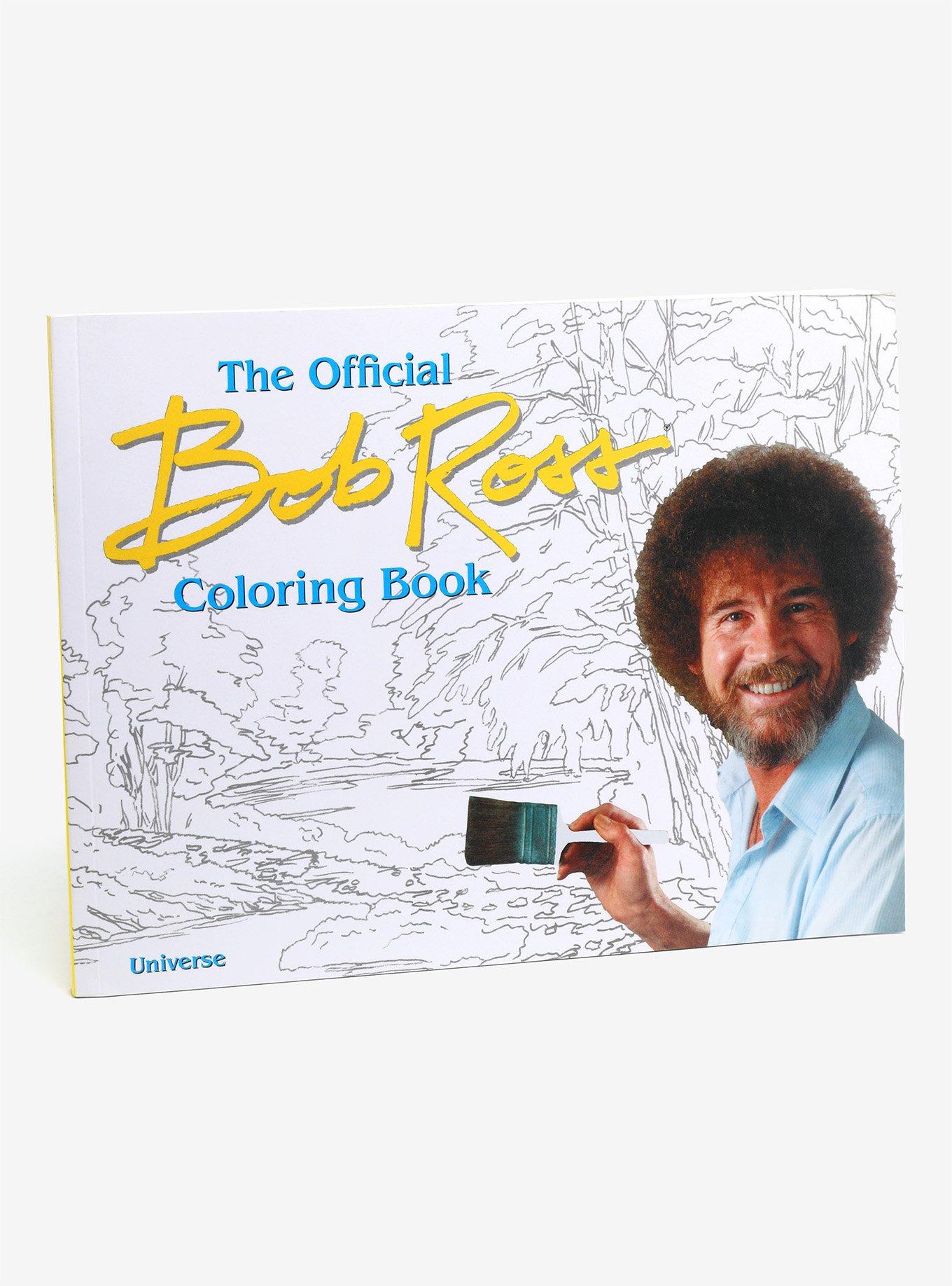 The Official Bob Ross Coloring Book, , hi-res