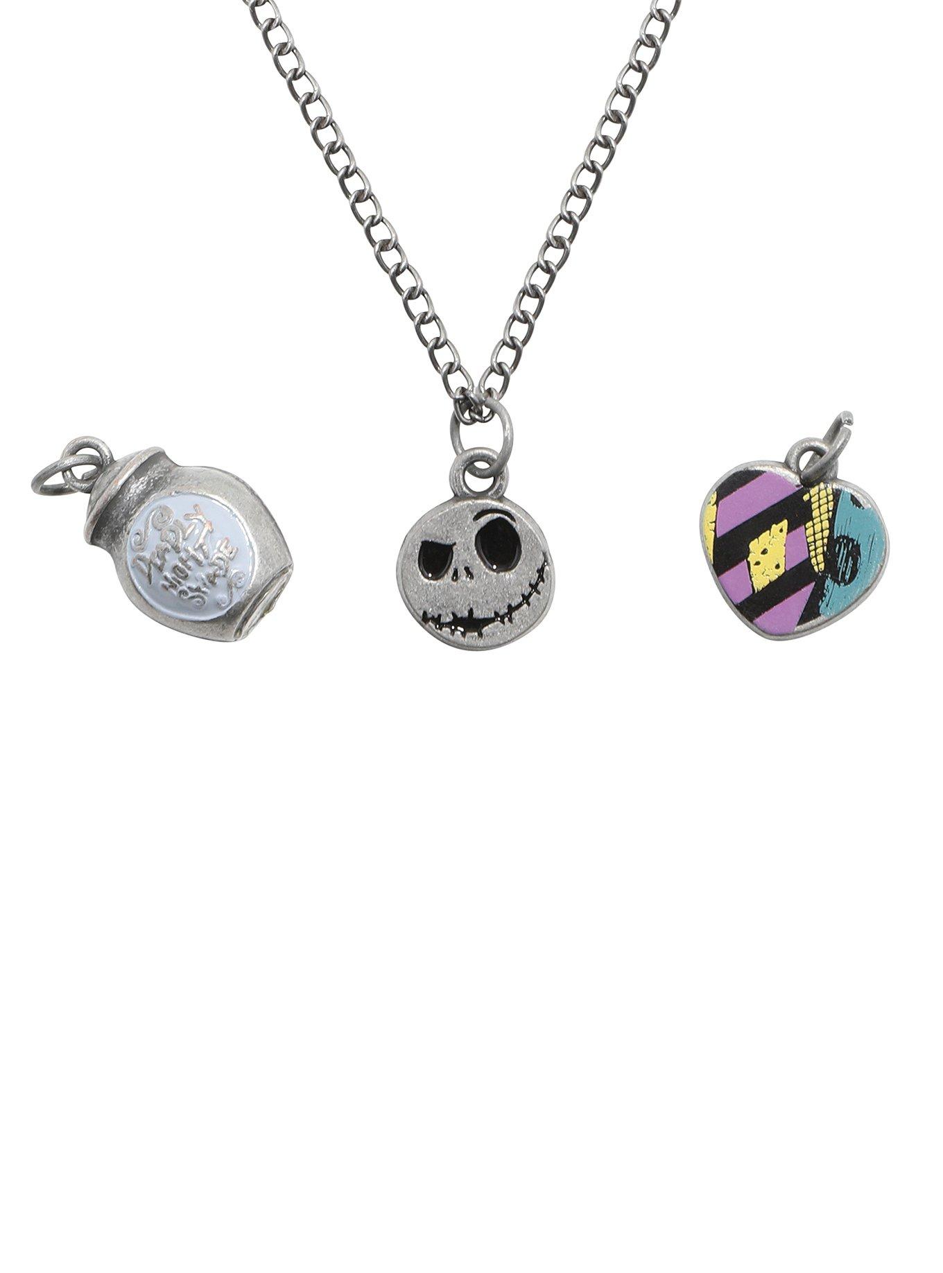 The Nightmare Before Christmas Multi-Charm Necklace | Hot Topic