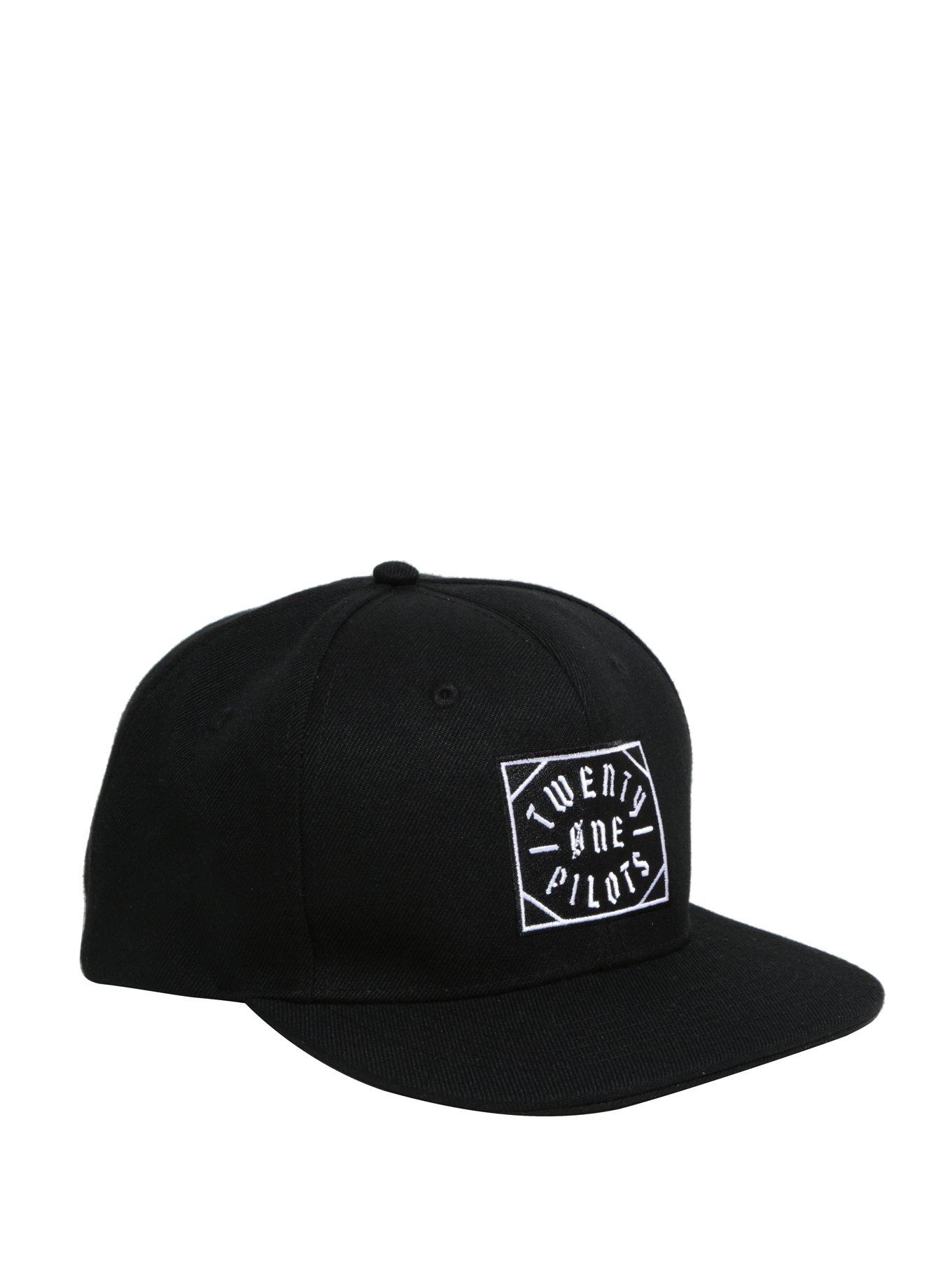 Twenty One Pilots Black Snapback Hat, , hi-res