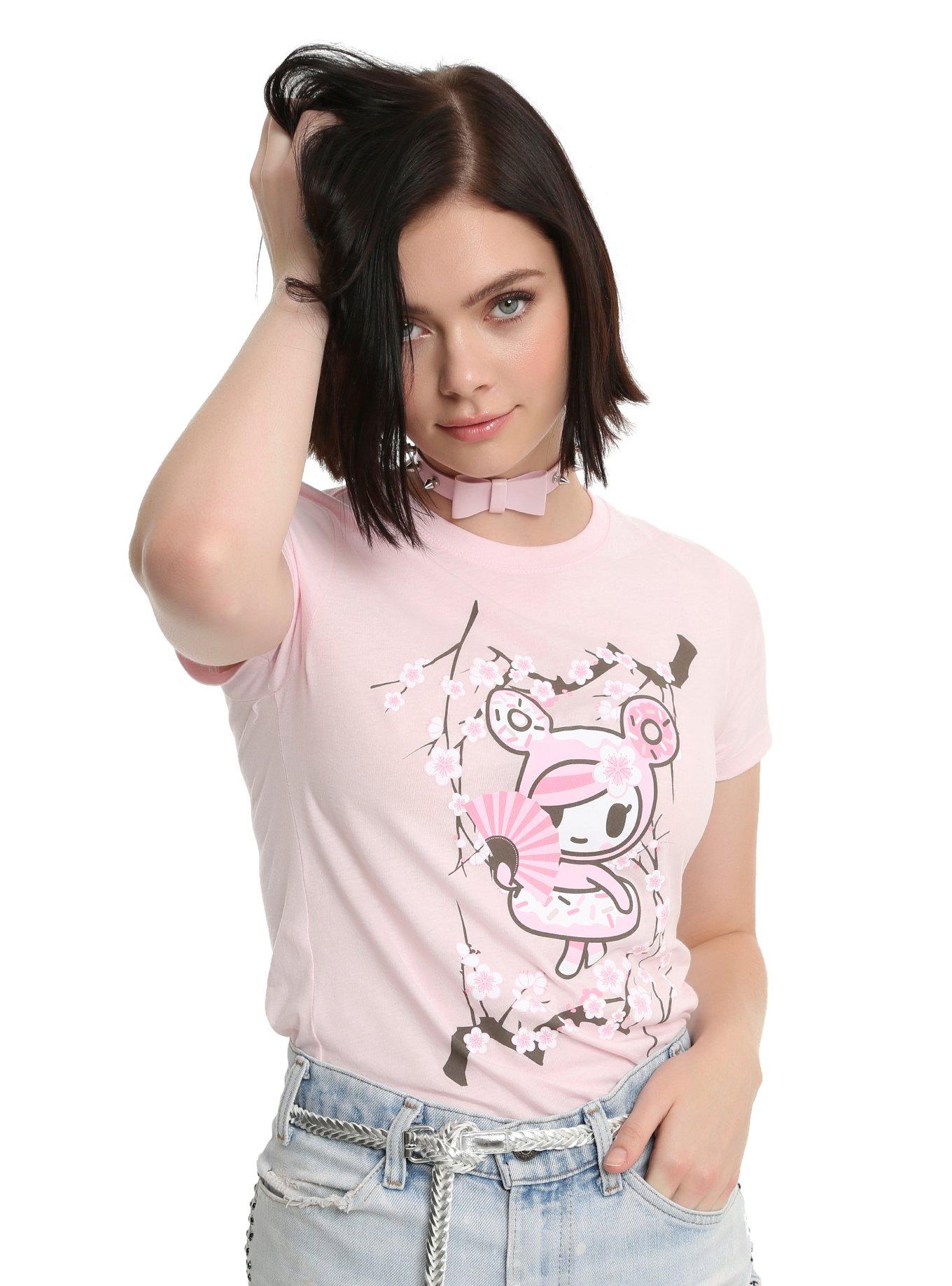 Tokidoki Blossom Donutella Girls T-Shirt, PINK, hi-res