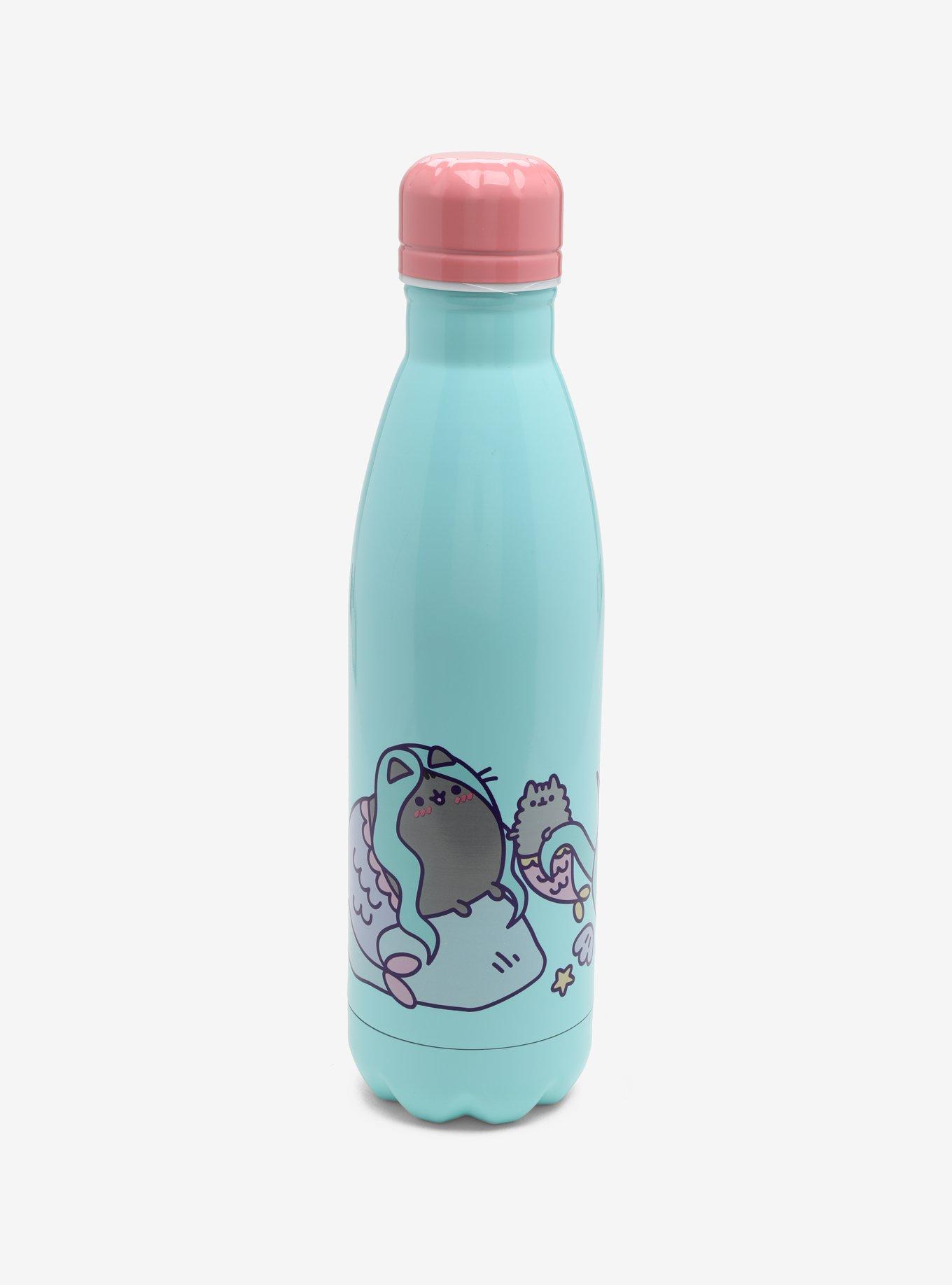 Pusheen Glass Water Bottle