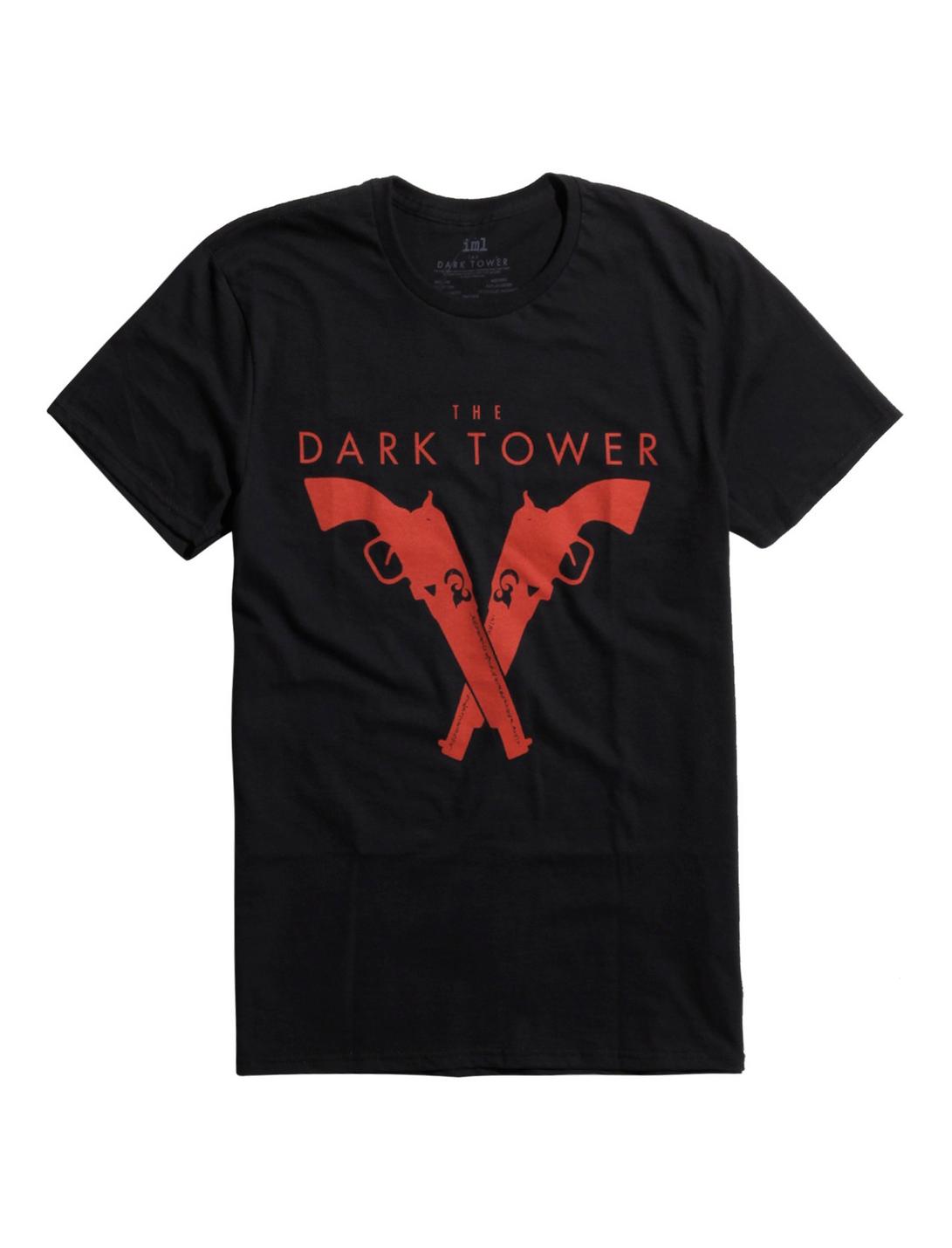 The Dark Tower Gunslinger Crossed Guns T-Shirt, BLACK, hi-res