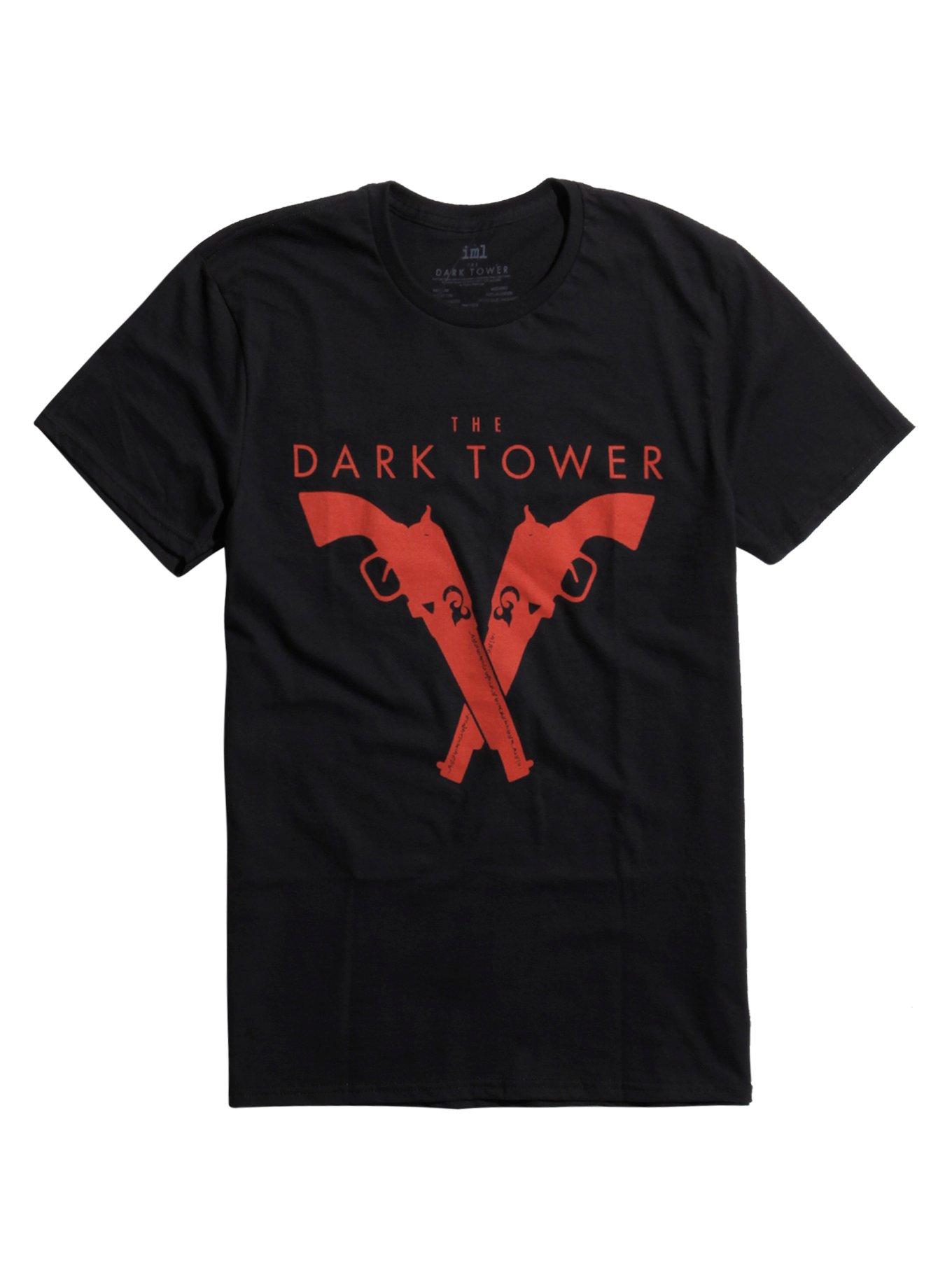 The Dark Tower Gunslinger Crossed Guns T-Shirt, BLACK, hi-res