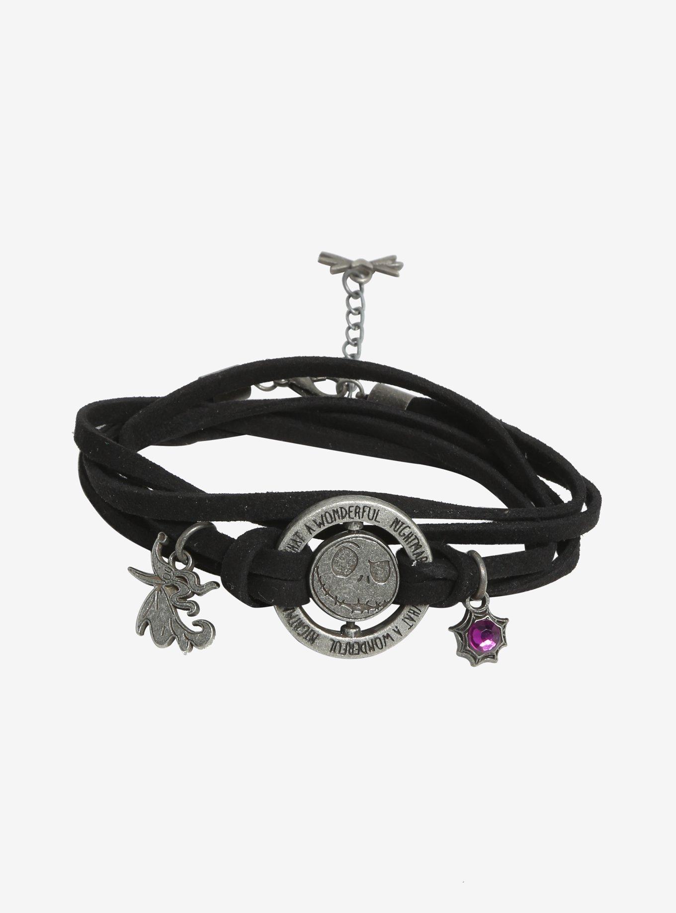 The Nightmare Before Christmas Cord Wrap Bracelet, , hi-res