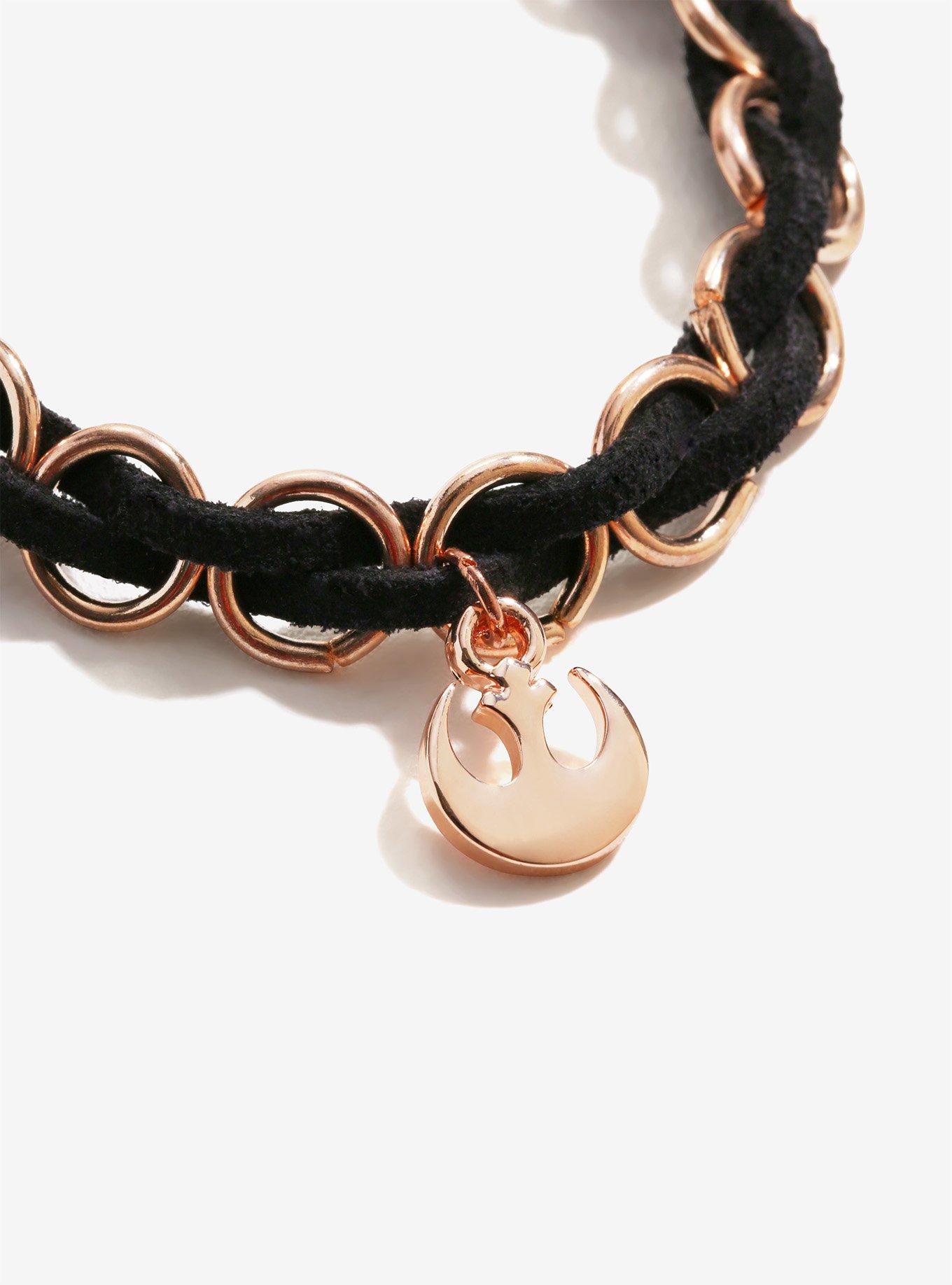 Star Wars Rebel Emblem Braided Bracelet, , hi-res