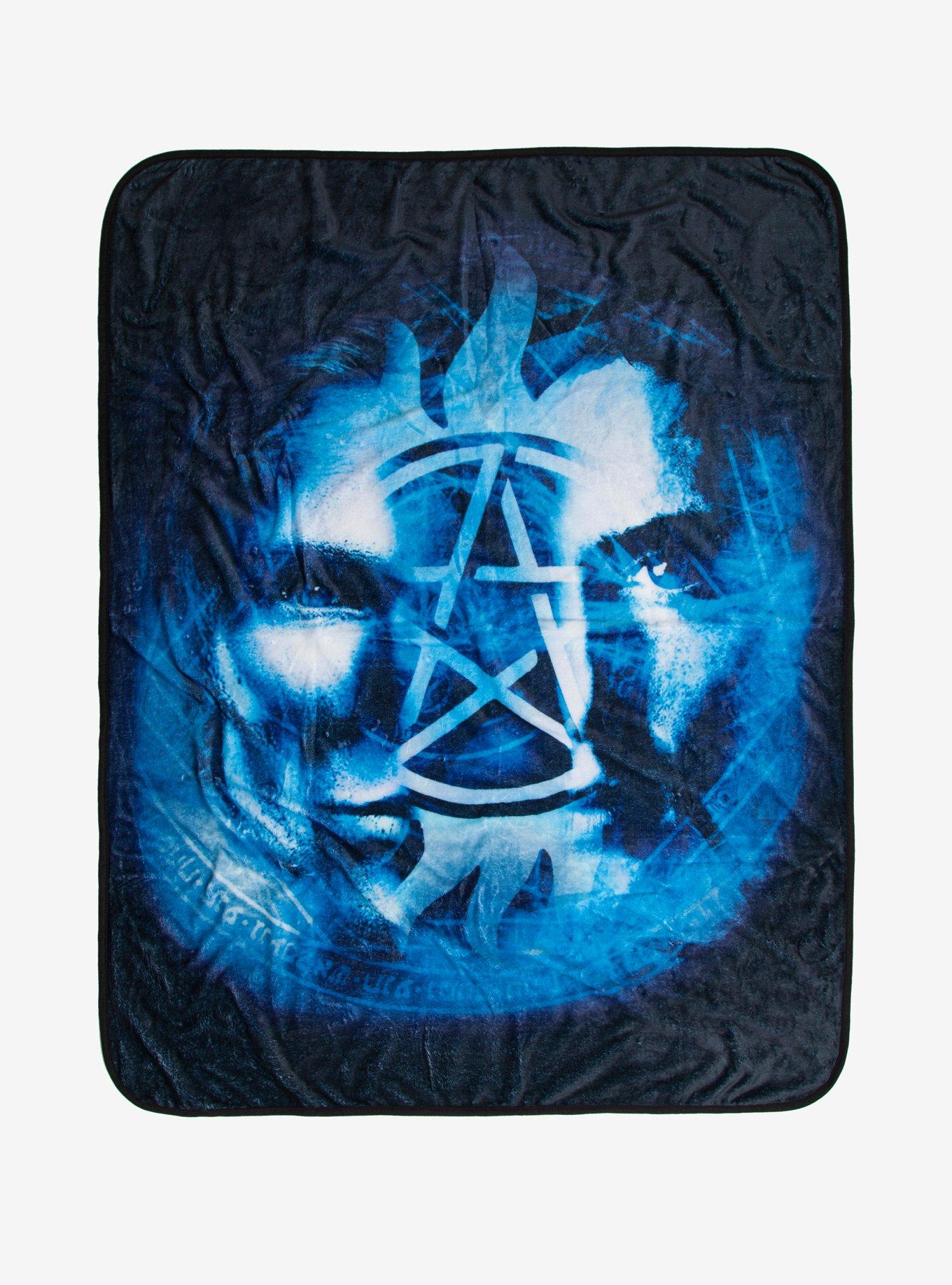 Supernatural Brothers Anti Possession Throw Blanket