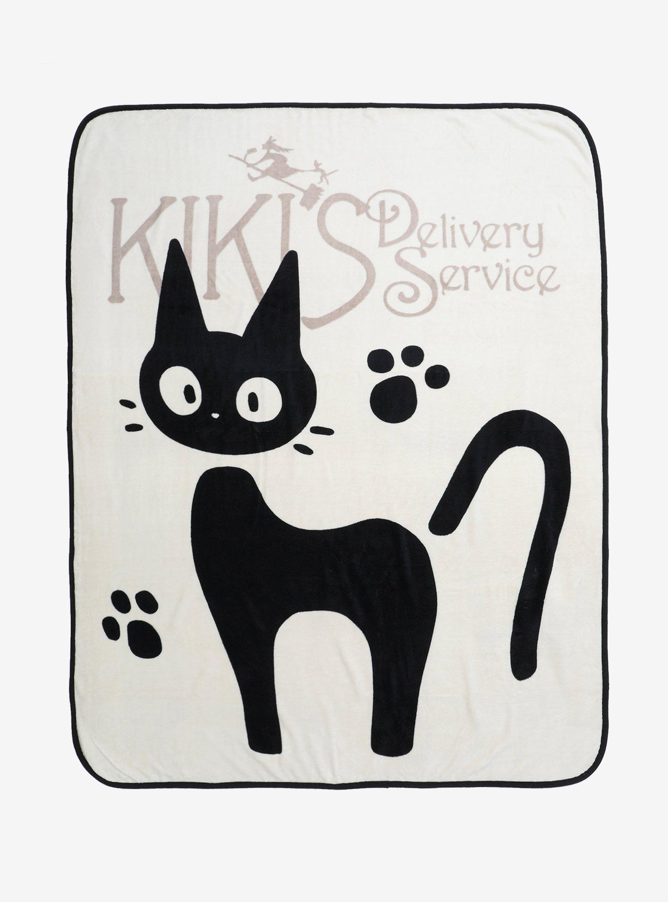 Studio Ghibli Kiki's Delivery Service Jiji Throw Blanket Hot Topic