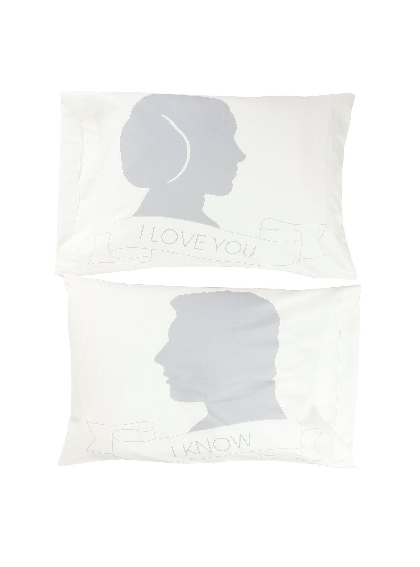 Star Wars Han & Leia I Love You Pillowcase Set, , hi-res