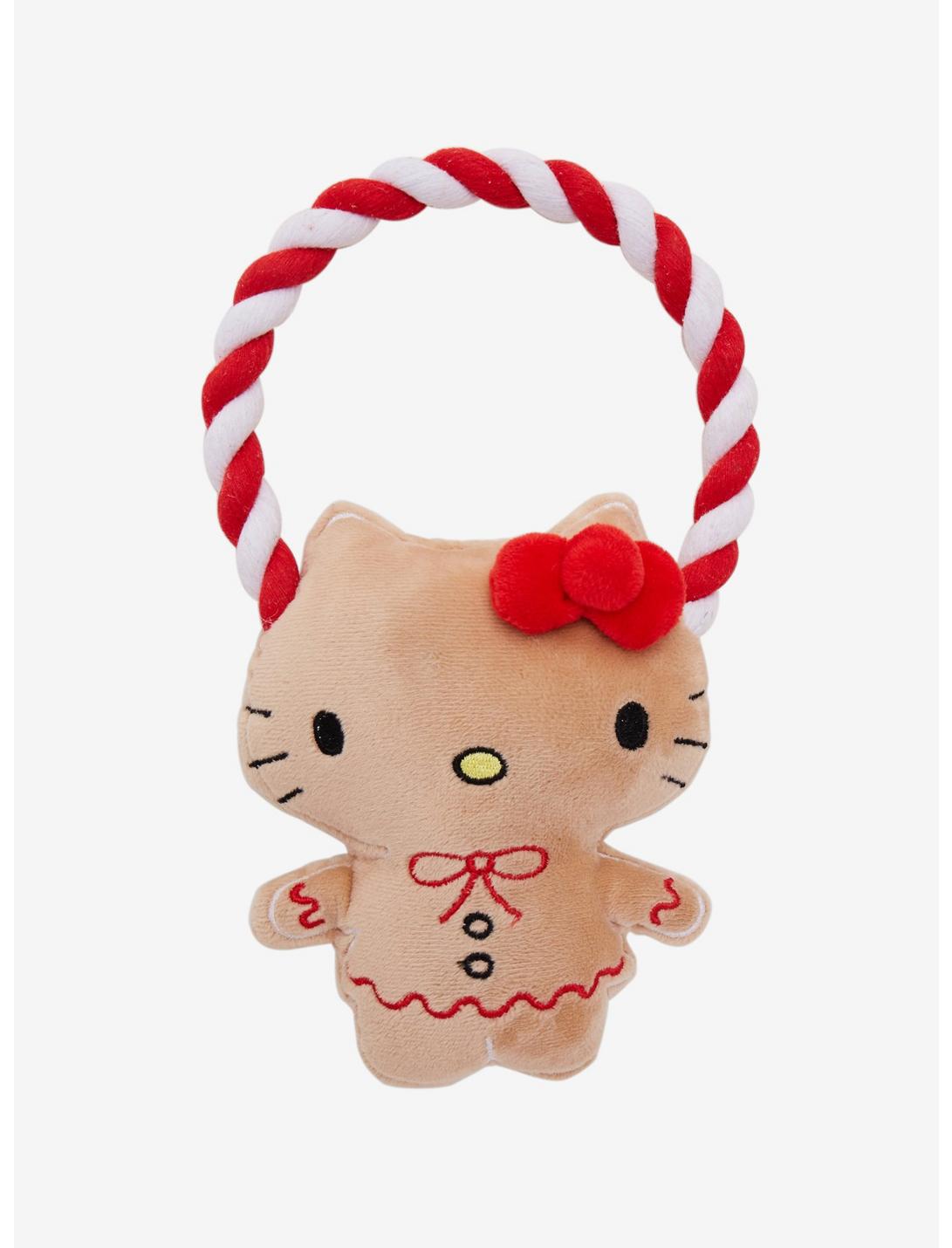 Hello Kitty Gingerbread Squeaker Dog Toy, , hi-res