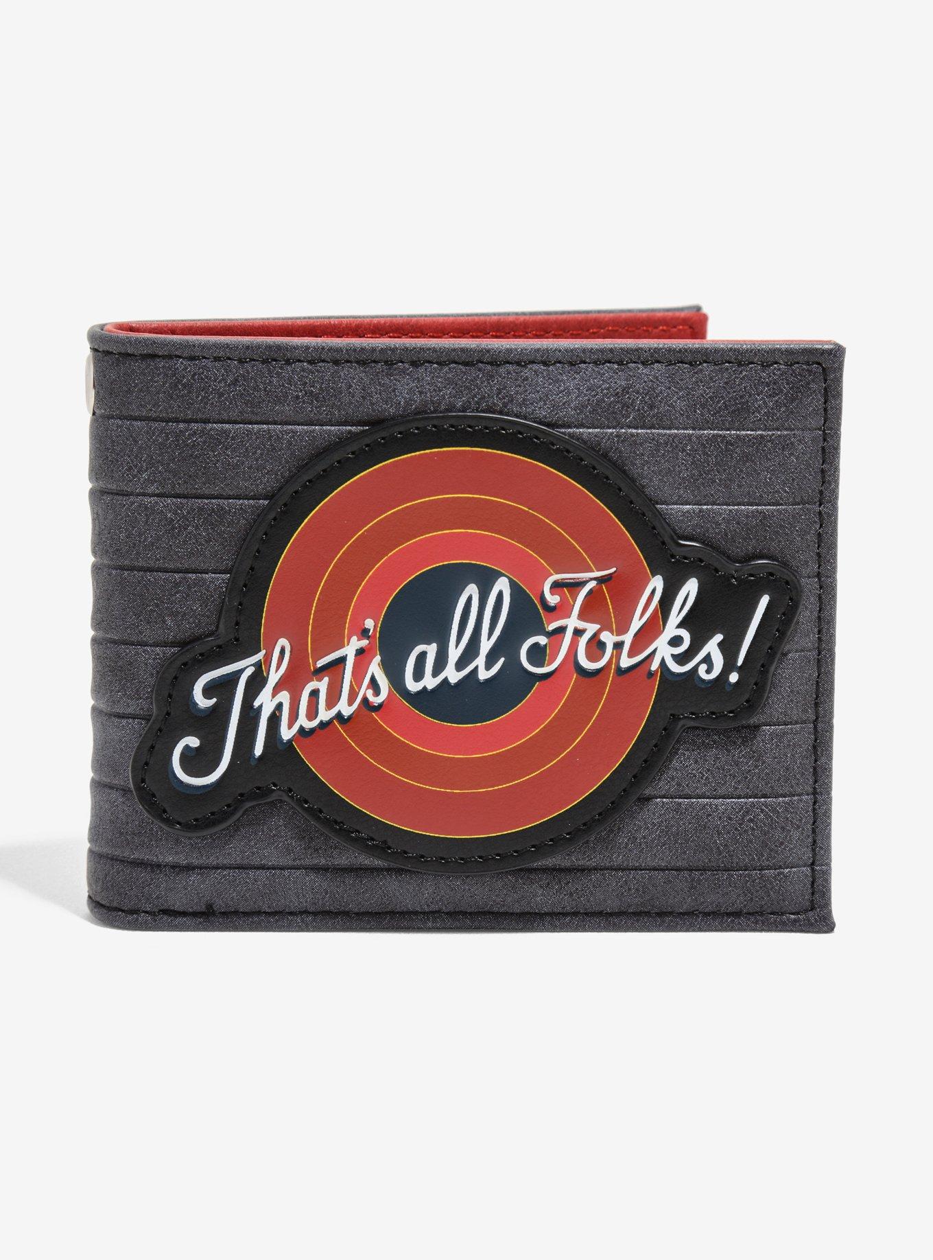 Looney Tunes That's All Folks Wallet - BoxLunch Exclusive, , hi-res