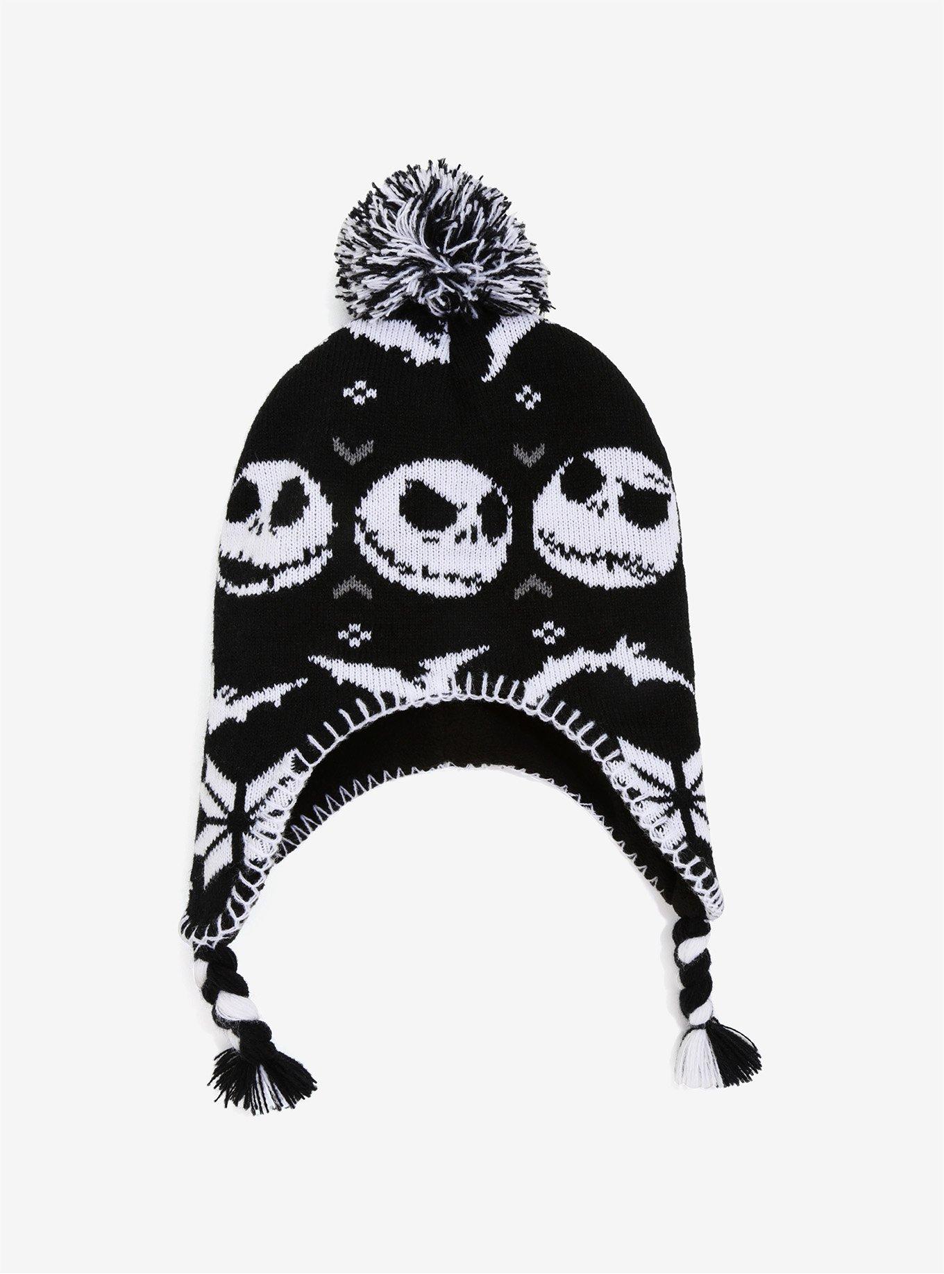 The Nightmare Before Christmas Jack Face Toddler Beanie, , hi-res
