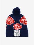 Disney Beauty And The Beast Rose Print Toddler Pom Beanie, , hi-res