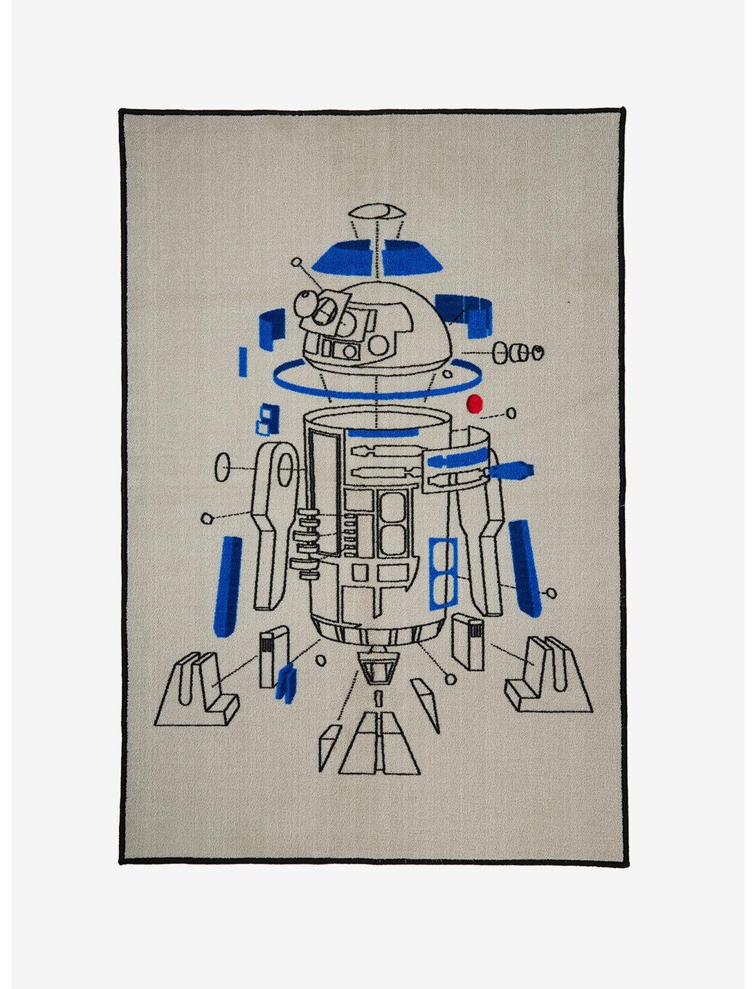 Star Wars: The Last Jedi R2-D2 Deconstructed Rug, , hi-res