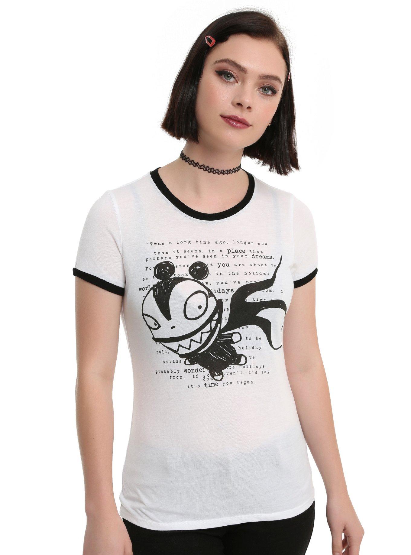 The Nightmare Before Christmas Scary Teddy Girls Ringer T-Shirt | Hot Topic