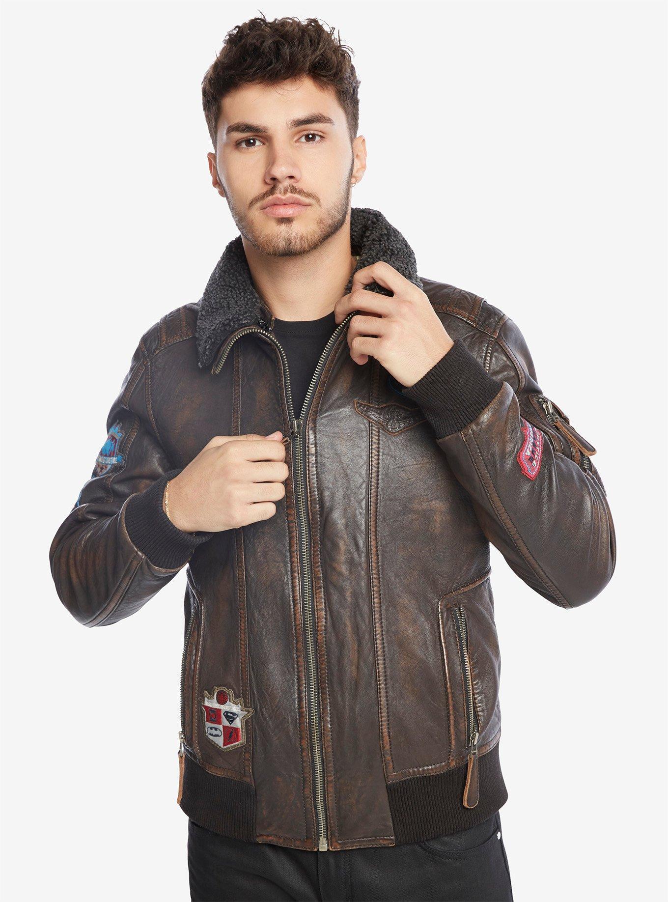 DC Comics Justice League Leather Jacket - BoxLunch Exclusive | BoxLunch