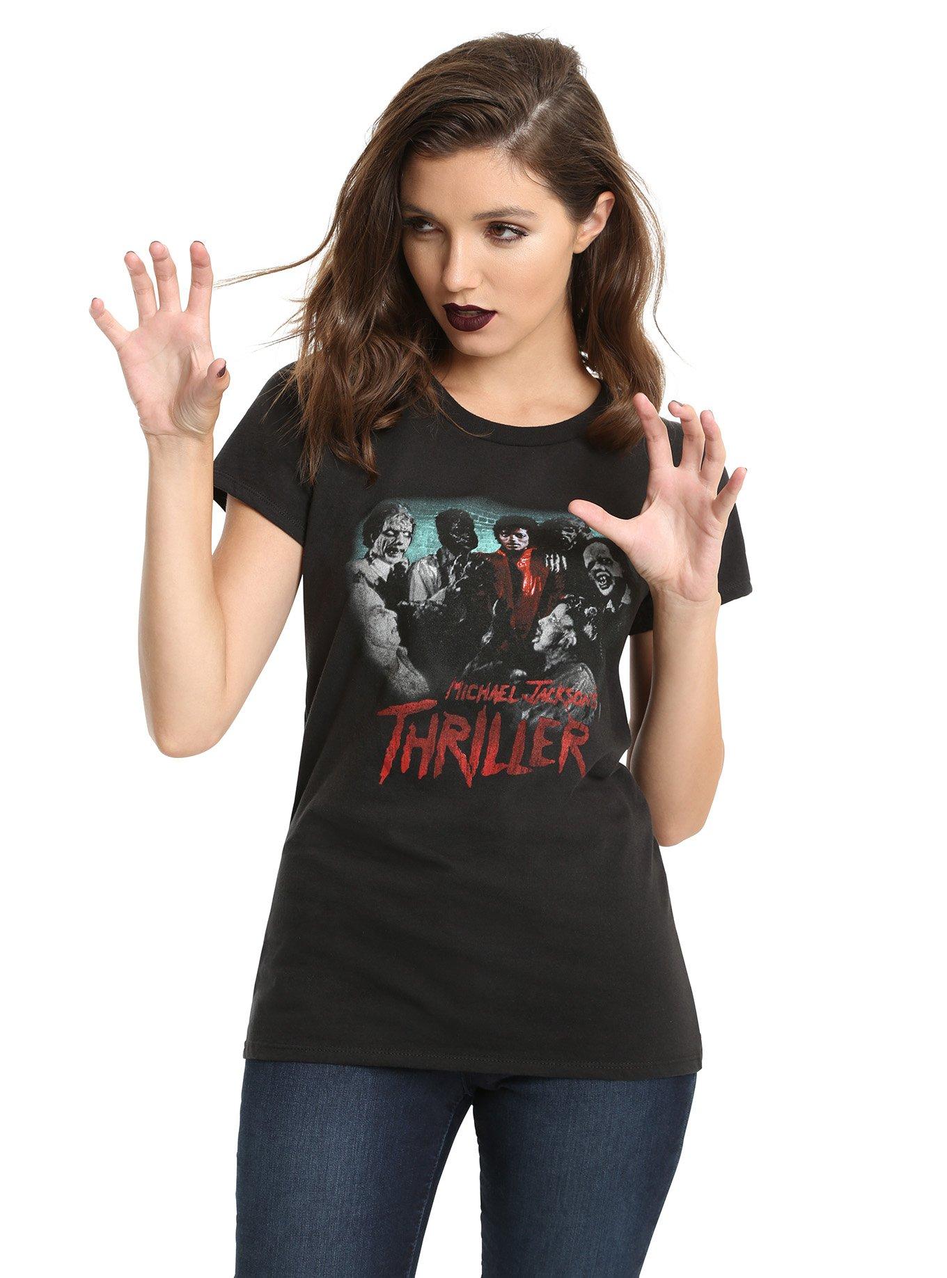 Michael Jackson Thriller Girls T-Shirt, BLACK, hi-res