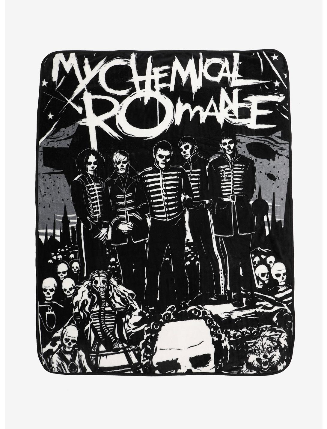 My Chemical Romance The Black Parade Group Throw Blanket, , hi-res