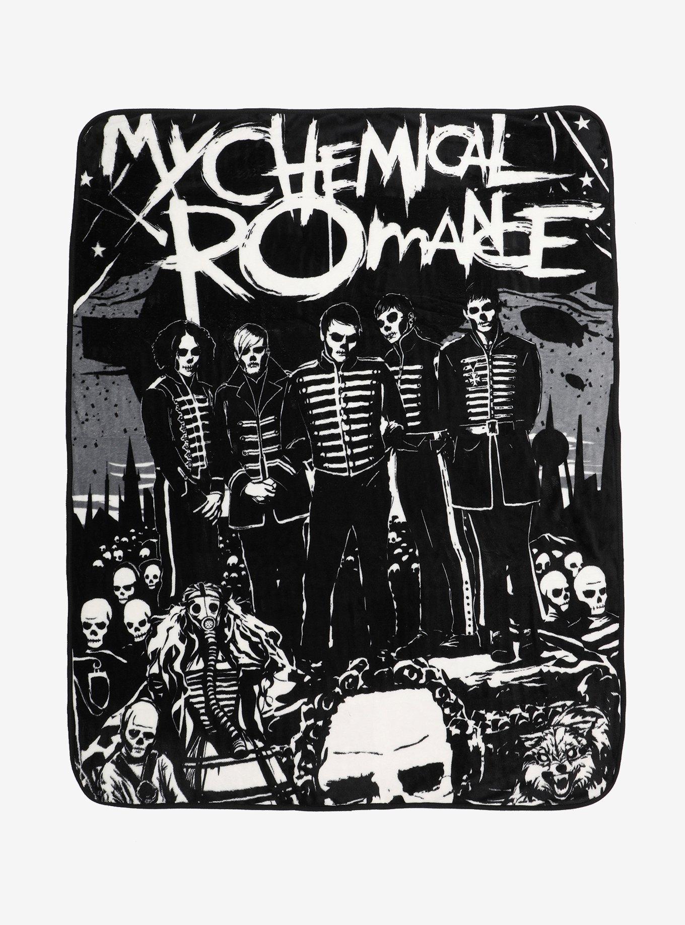 My Chemical Romance The Black Parade Group Throw Blanket, , hi-res