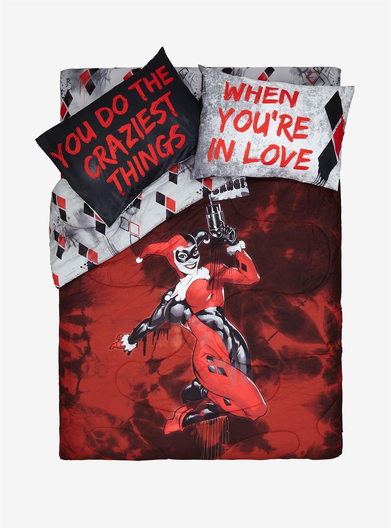 DC Comics Harley Quinn Full/Queen Comforter, , hi-res