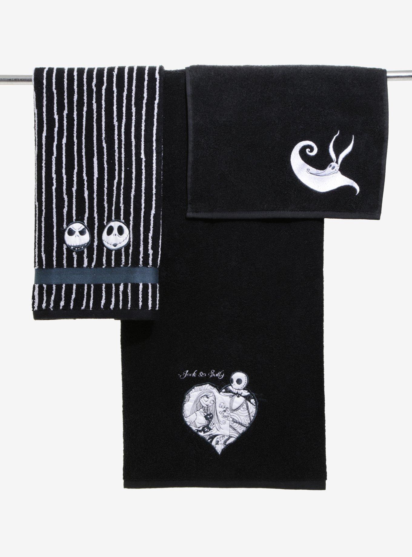 Disney The Nightmare Before Christmas Jack Black Kitchen Hand Towels