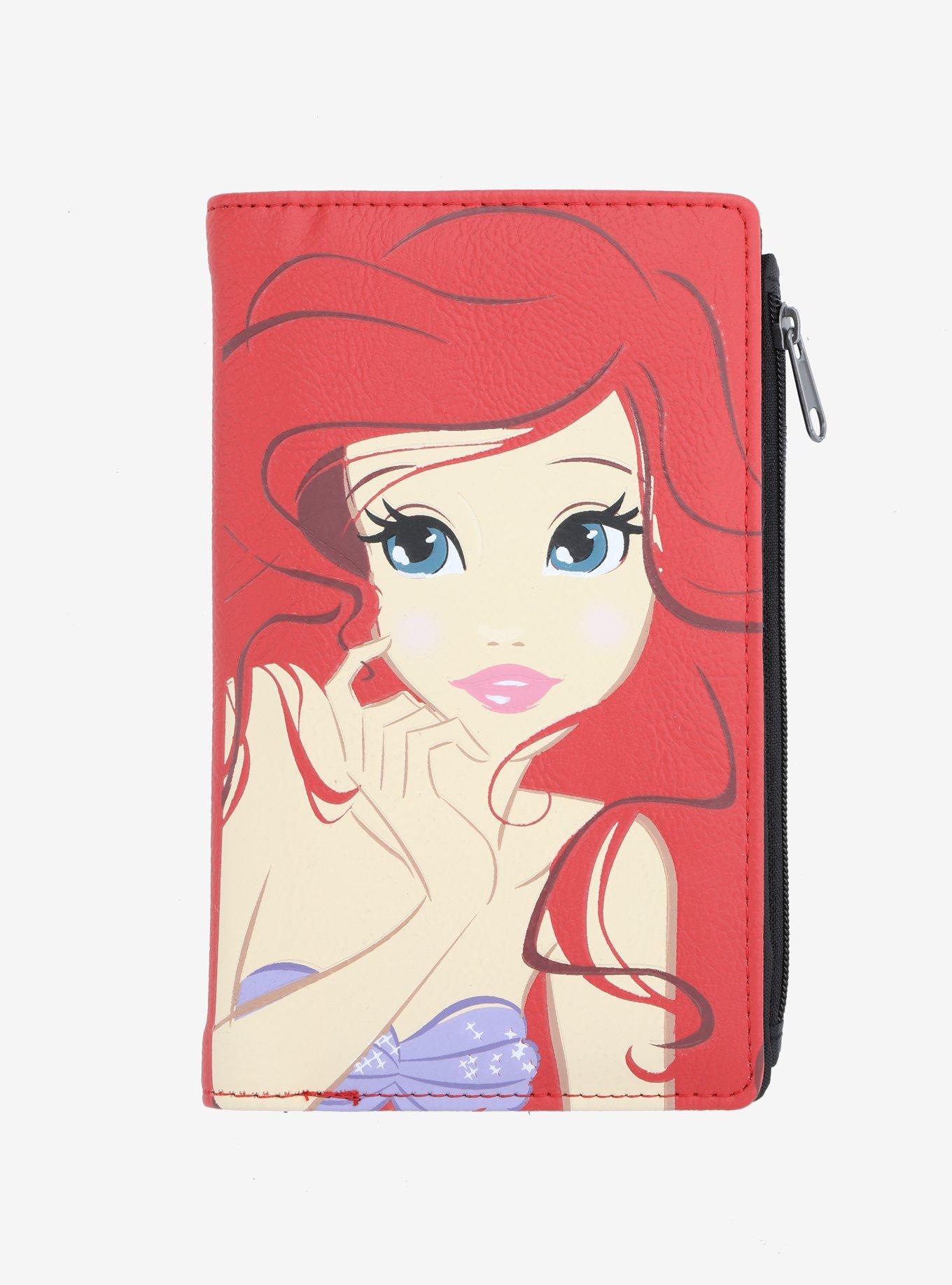 Loungefly Disney The Little Mermaid Ariel Big Face Zipper Wallet, , hi-res