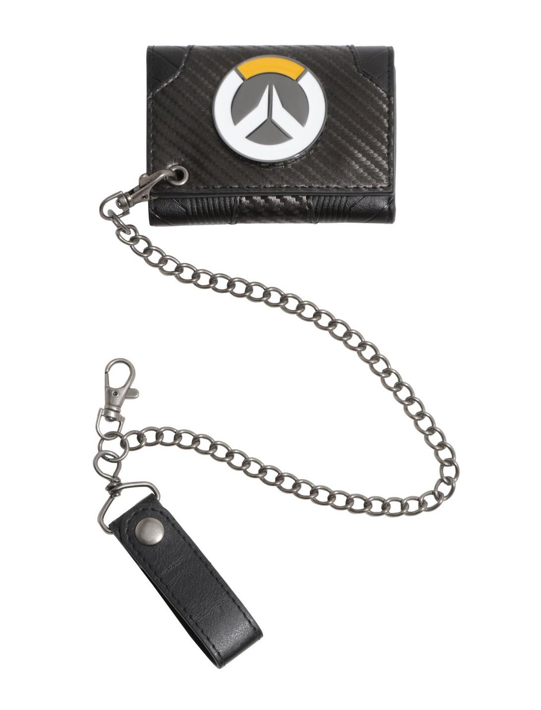 Overwatch Logo Tri-Fold Chain Wallet, , hi-res