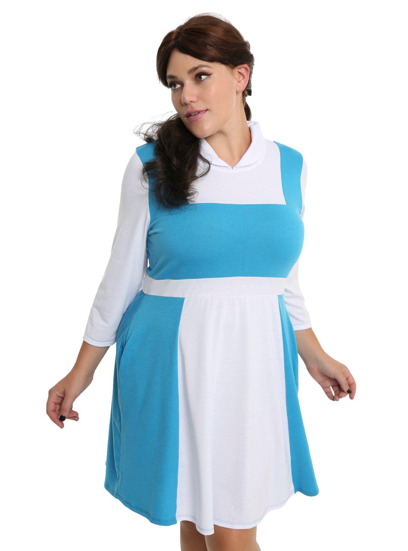 Disney Beauty And The Beast Belle Peasant Dress Plus Size