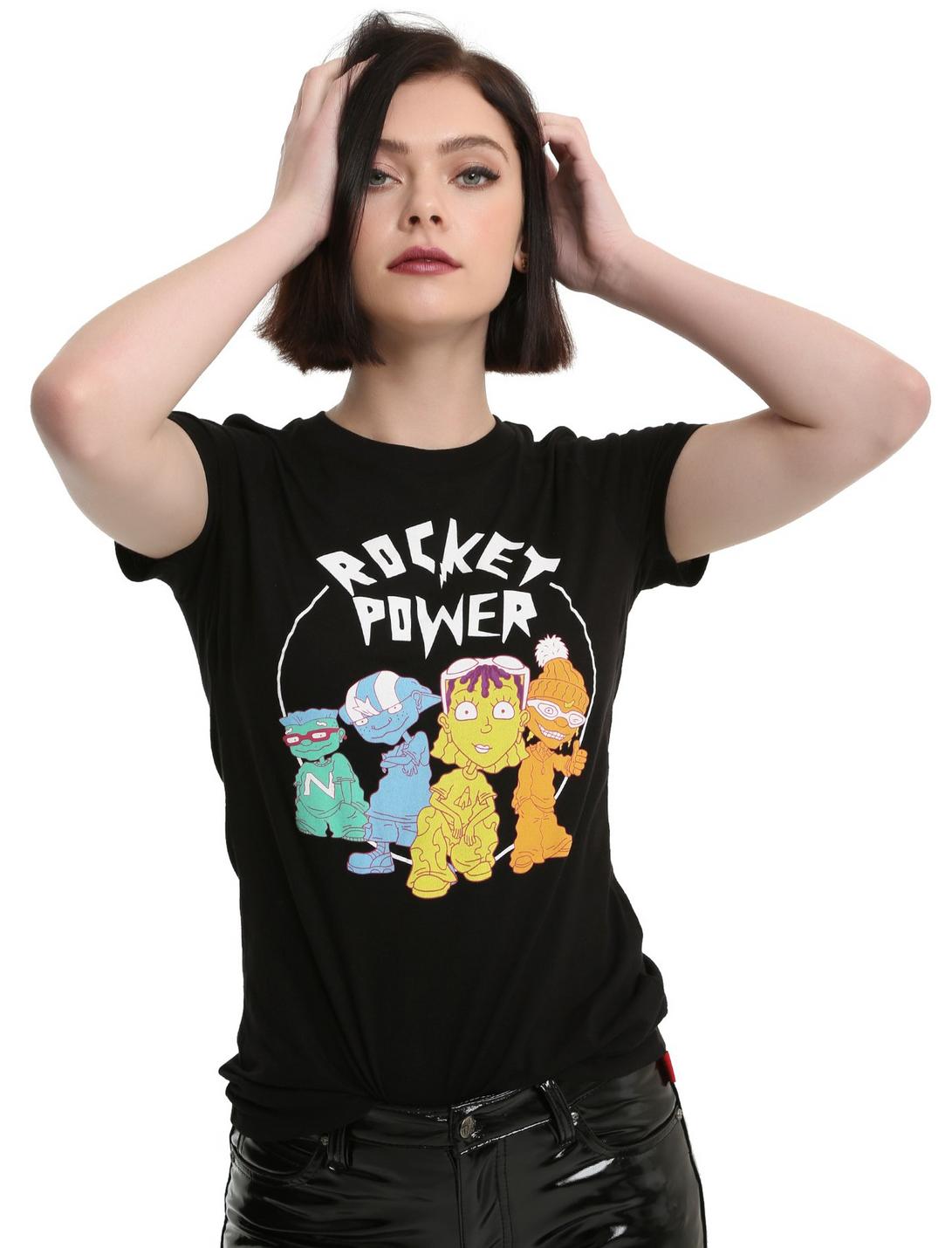 Rocket Power Group Girls T-Shirt, BLACK, hi-res
