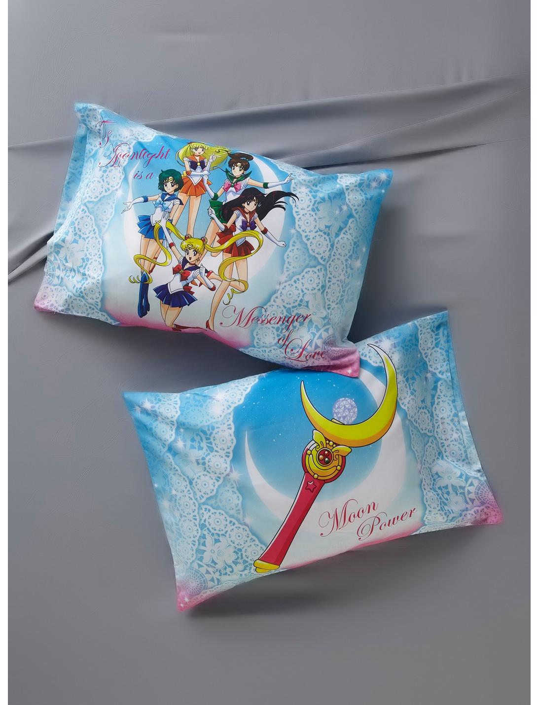 Sailor Moon Scouts Moon Stick Pillowcase Set, , hi-res