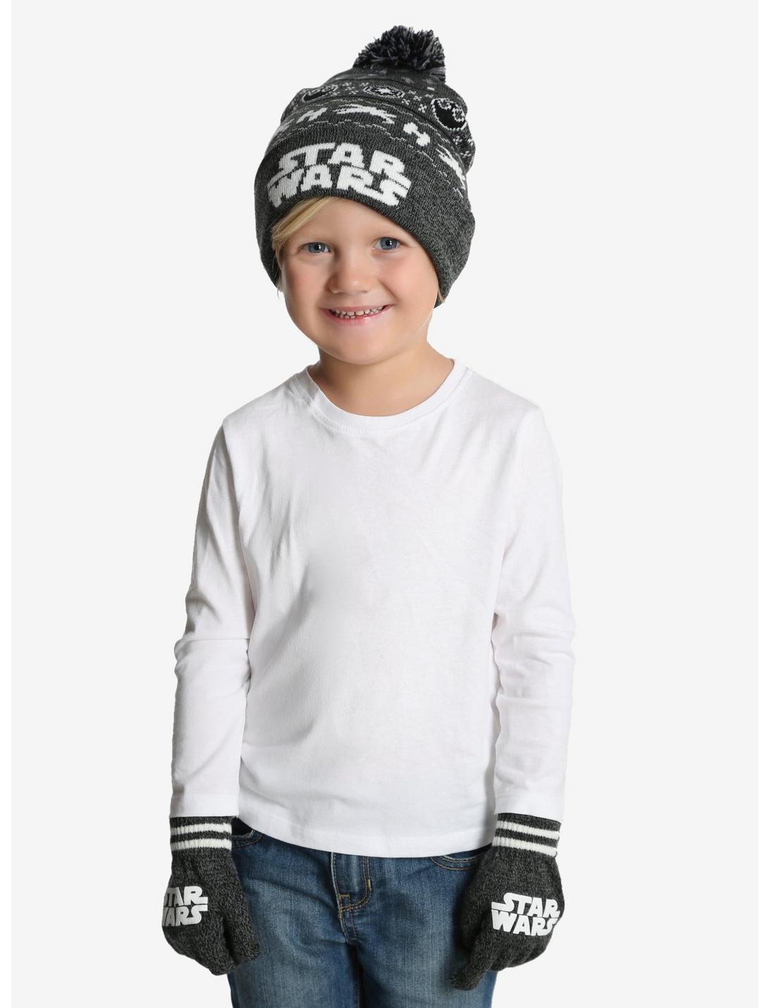 Star Wars Fair Isle Lightsaber Beanie And Glove Toddler Set - BoxLunch Exclusive, , hi-res