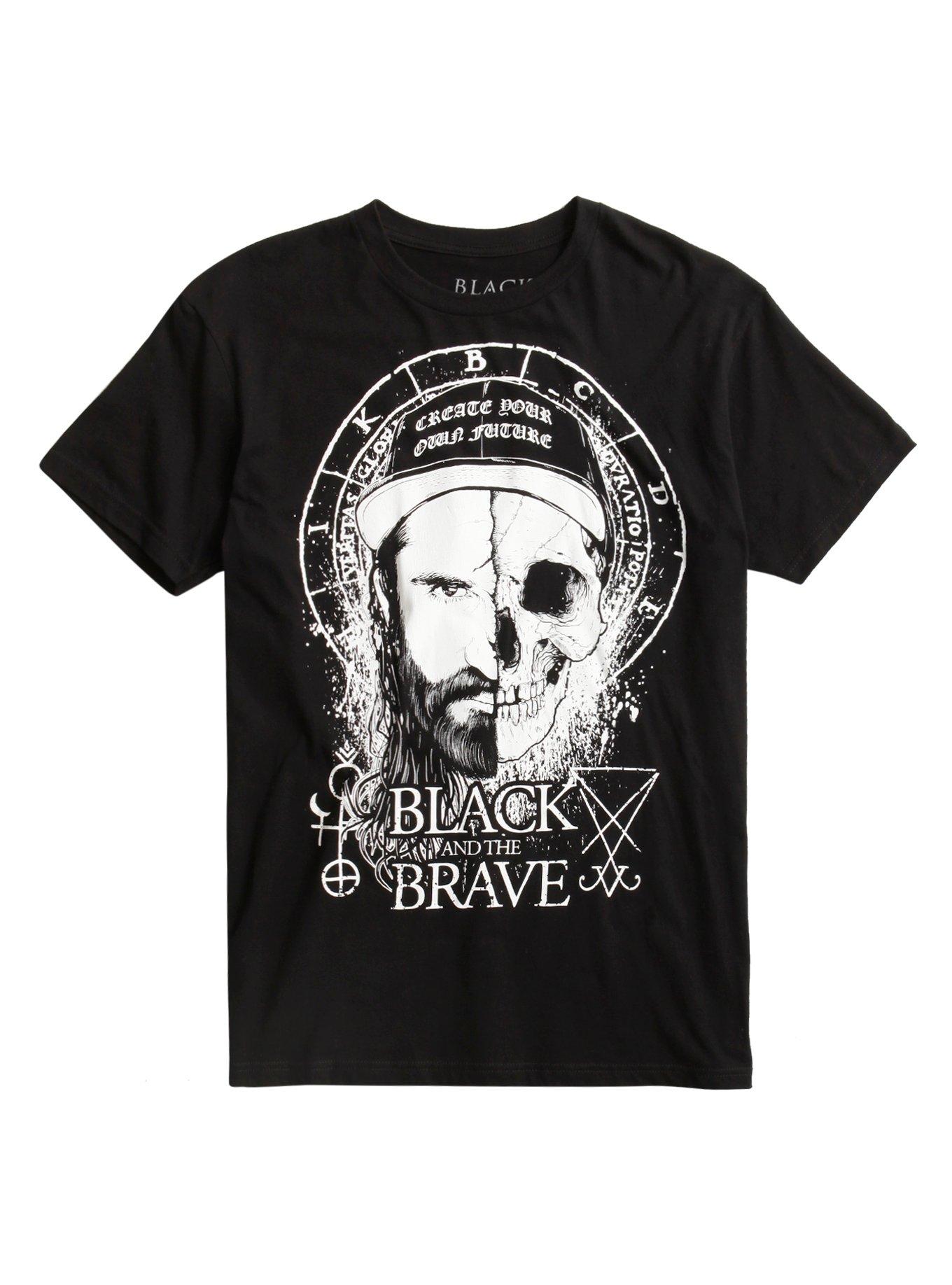 BlackCraft Black And The Brave T-Shirt, BLACK, hi-res