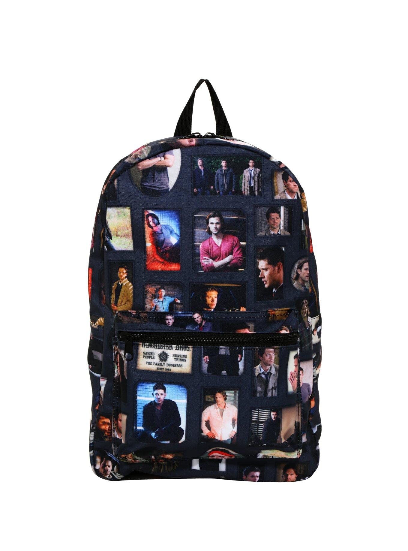 Supernatural Photo Collage Print Backpack, , hi-res